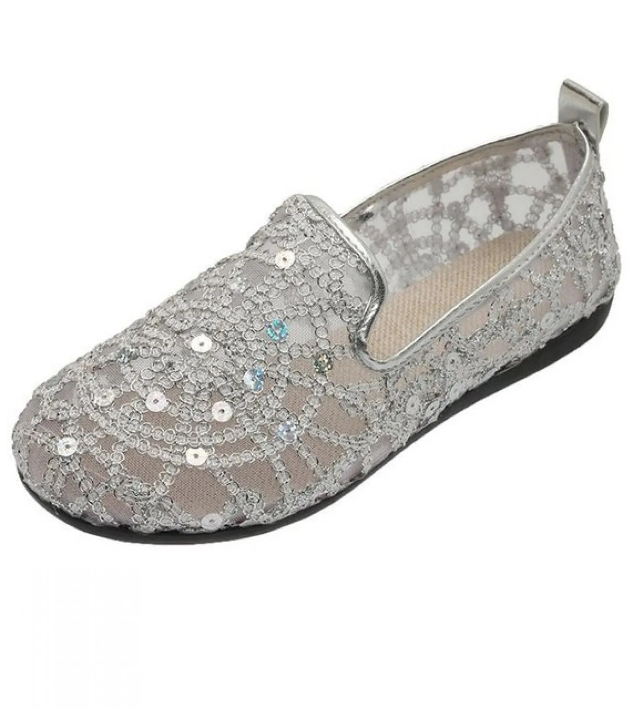 2022 New Hollow Lace Casual Fashionflat Shoes Women Slip On Loafers Traspirante Elegante Scarpe Da Sposa Ballerine Da Donna