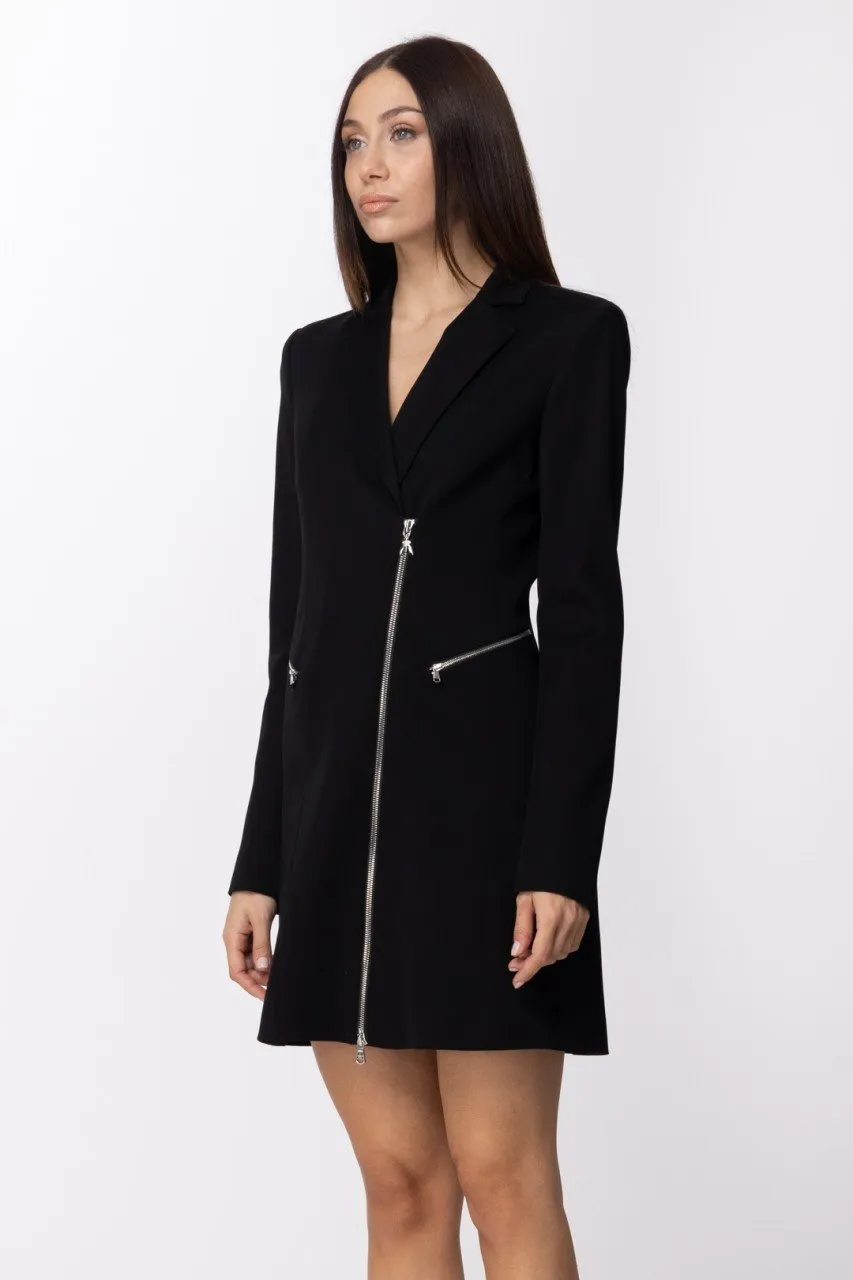 Abito giacca con zip Nero
