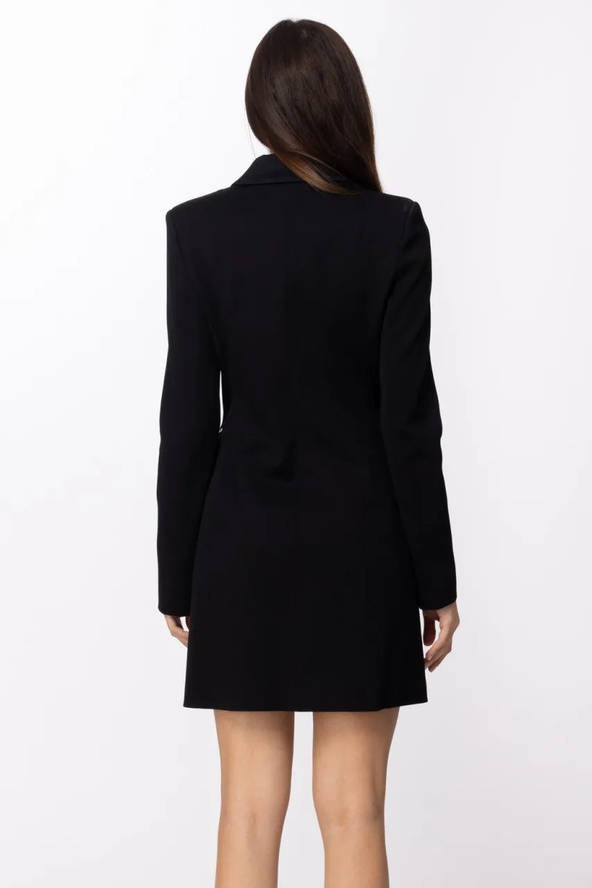 Abito giacca con zip Nero