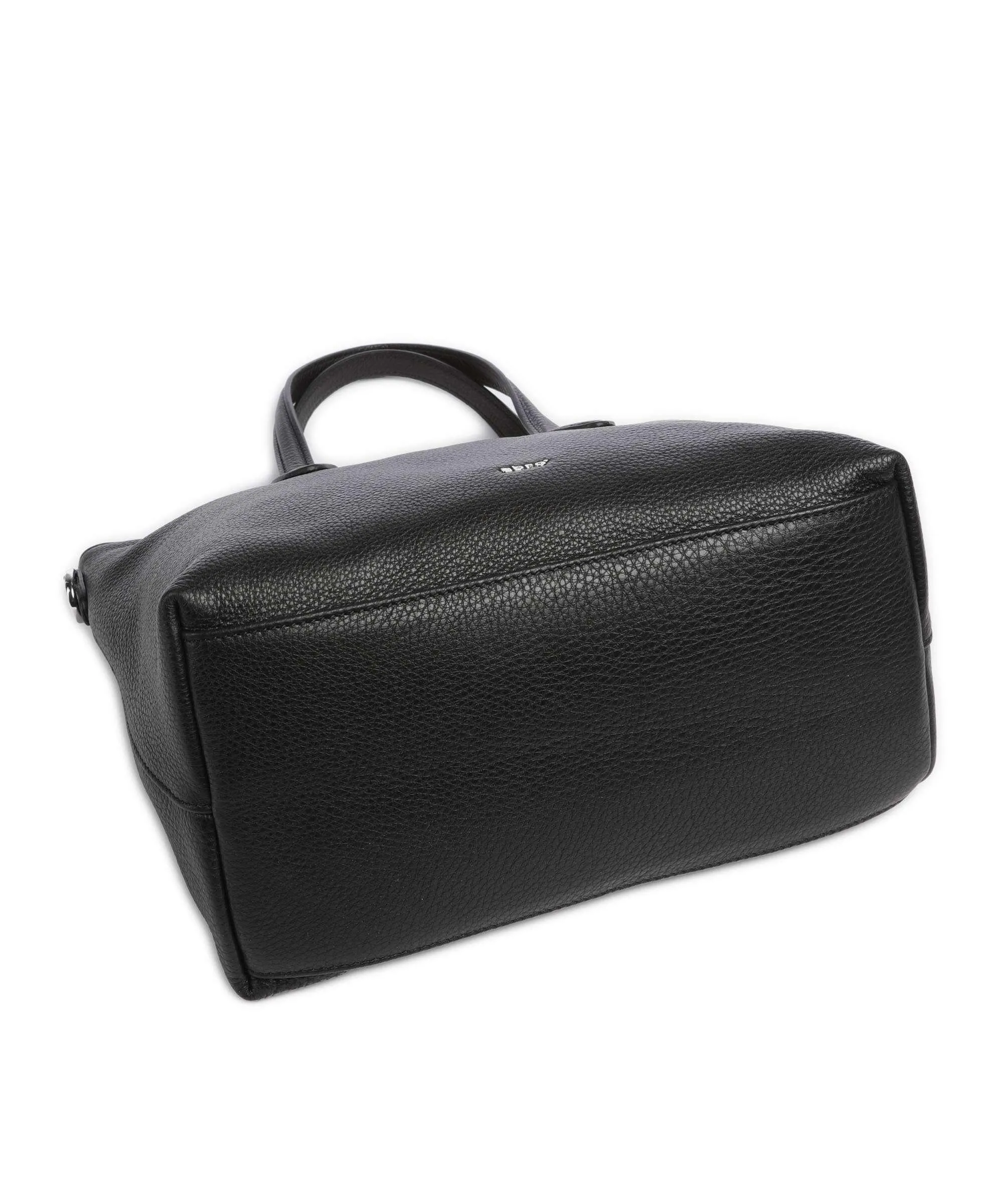  Abro Dalia Clivia Borsa a mano pelle di vacchetta grana nero  