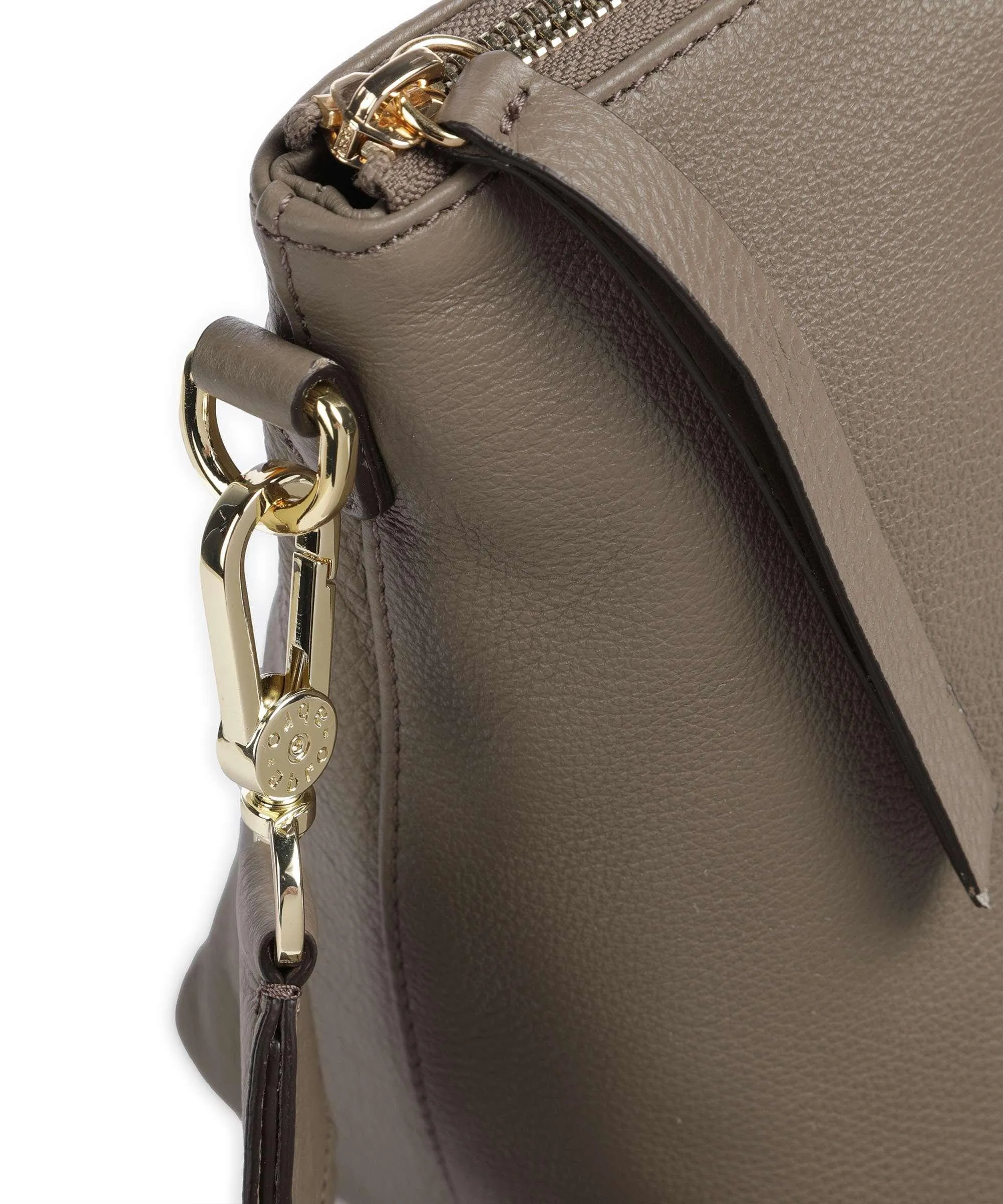  Abro Dalia Clivia Borsa a mano pelle di vacchetta grana taupe  
