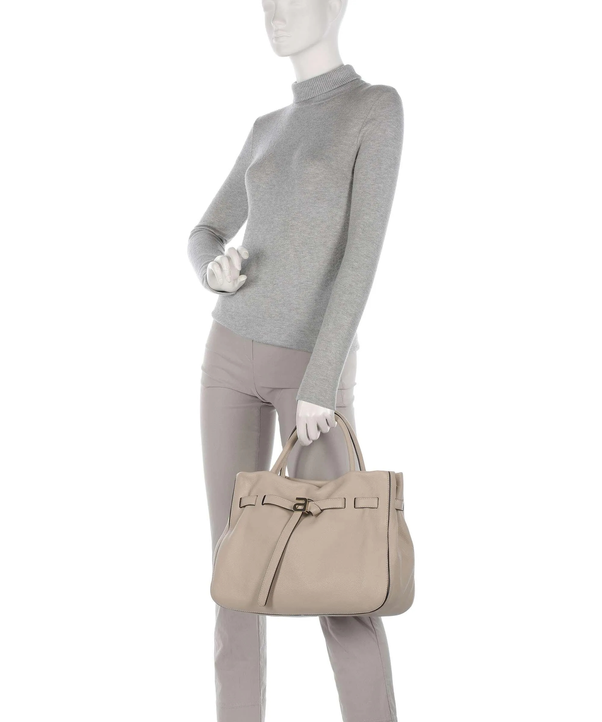  Abro Dalia Jil Borsa a mano pelle di vacchetta grana beige  
