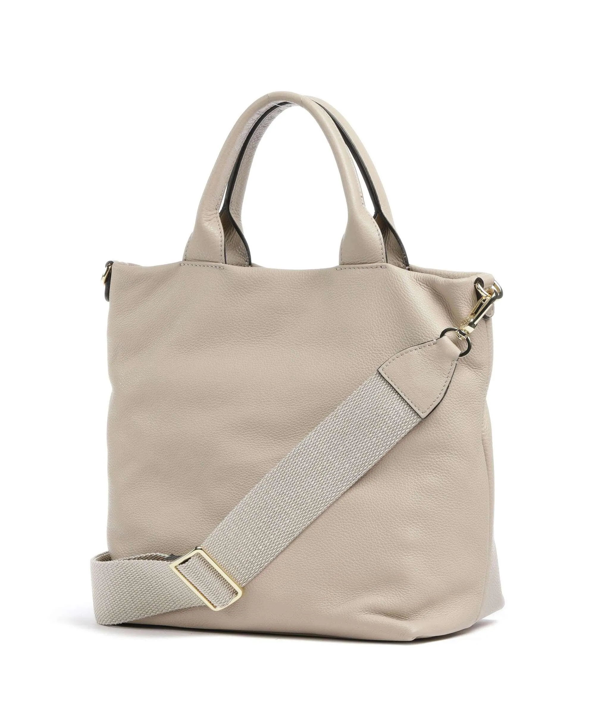  Abro Dalia Raquel Borsa a mano pelle di vacchetta grana beige  