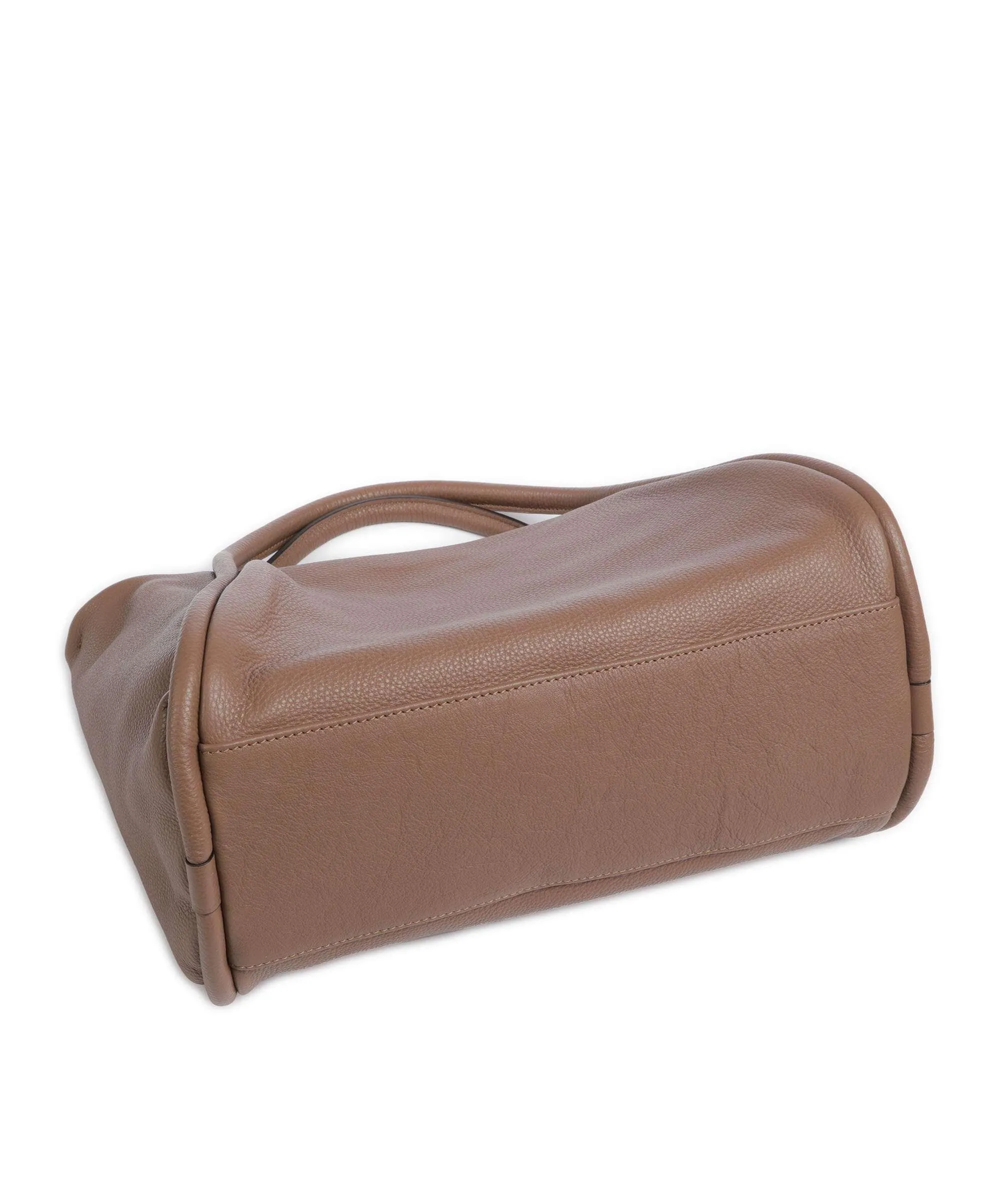  Abro Dalia Willow Borsa a mano pelle di vacchetta grana marrone  