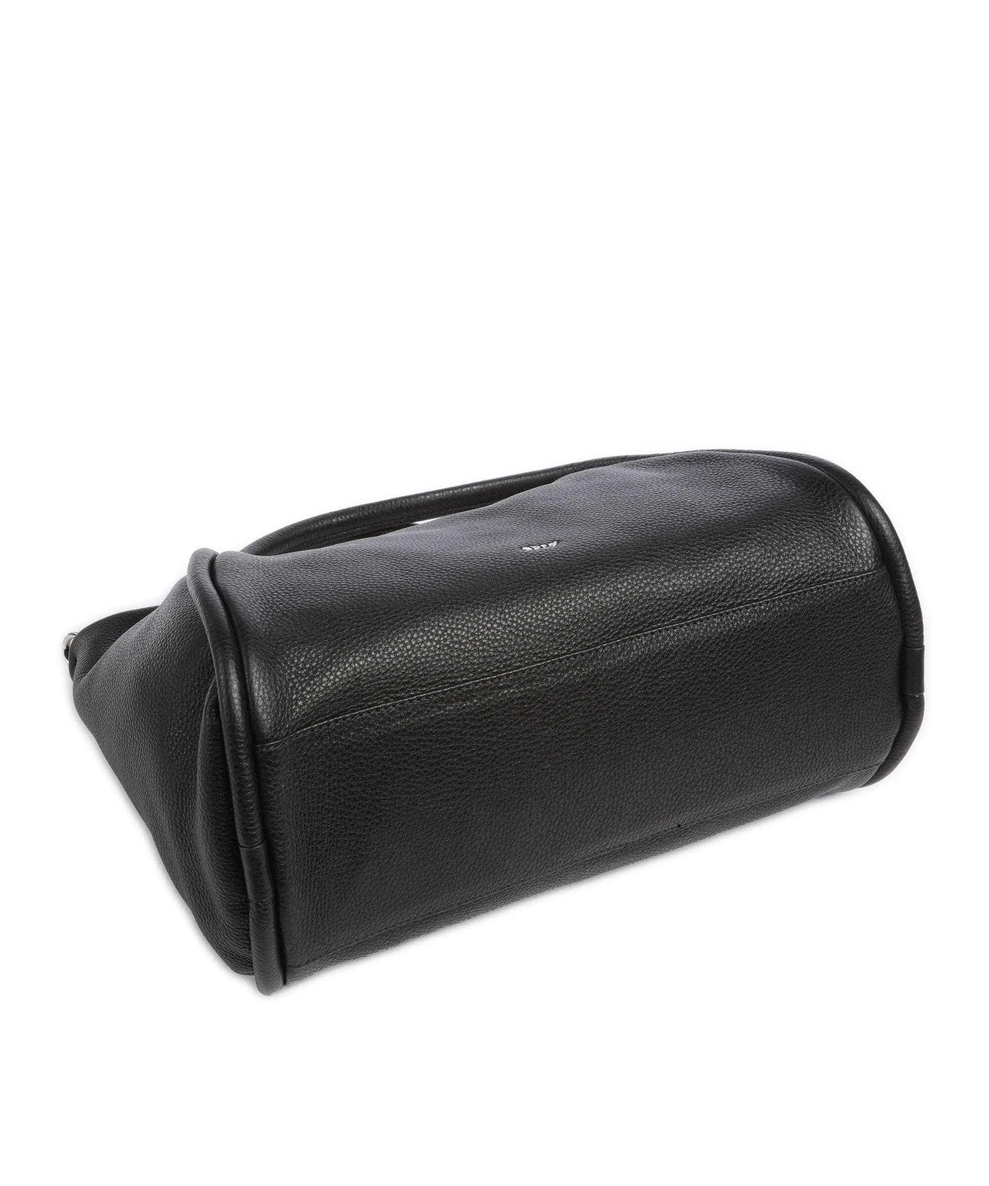  Abro Dalia Willow Borsa a mano pelle di vacchetta grana nero  