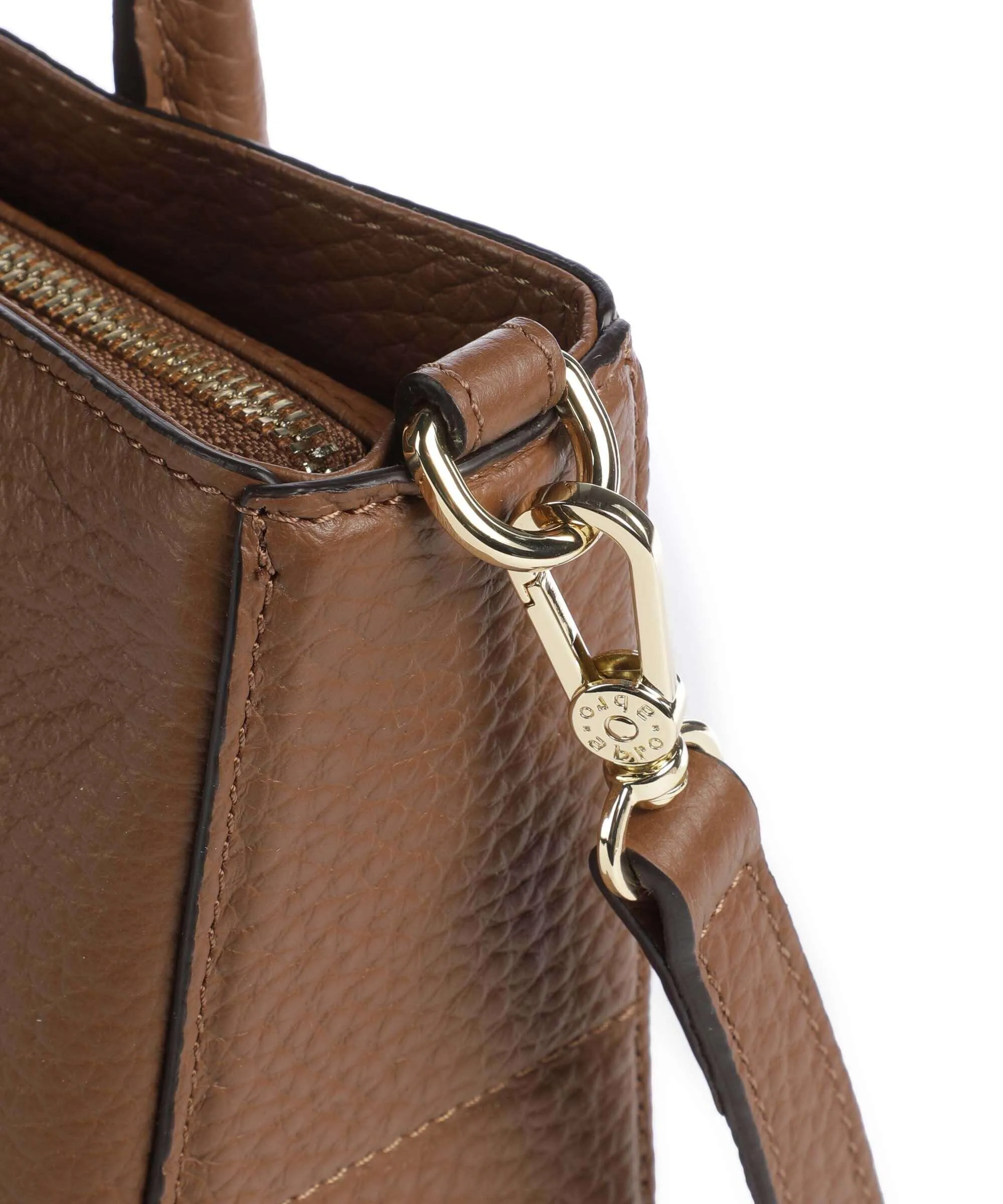  Abro Ranger Smith X-Bag Borsa a mano pelle di vacchetta grana marrone  