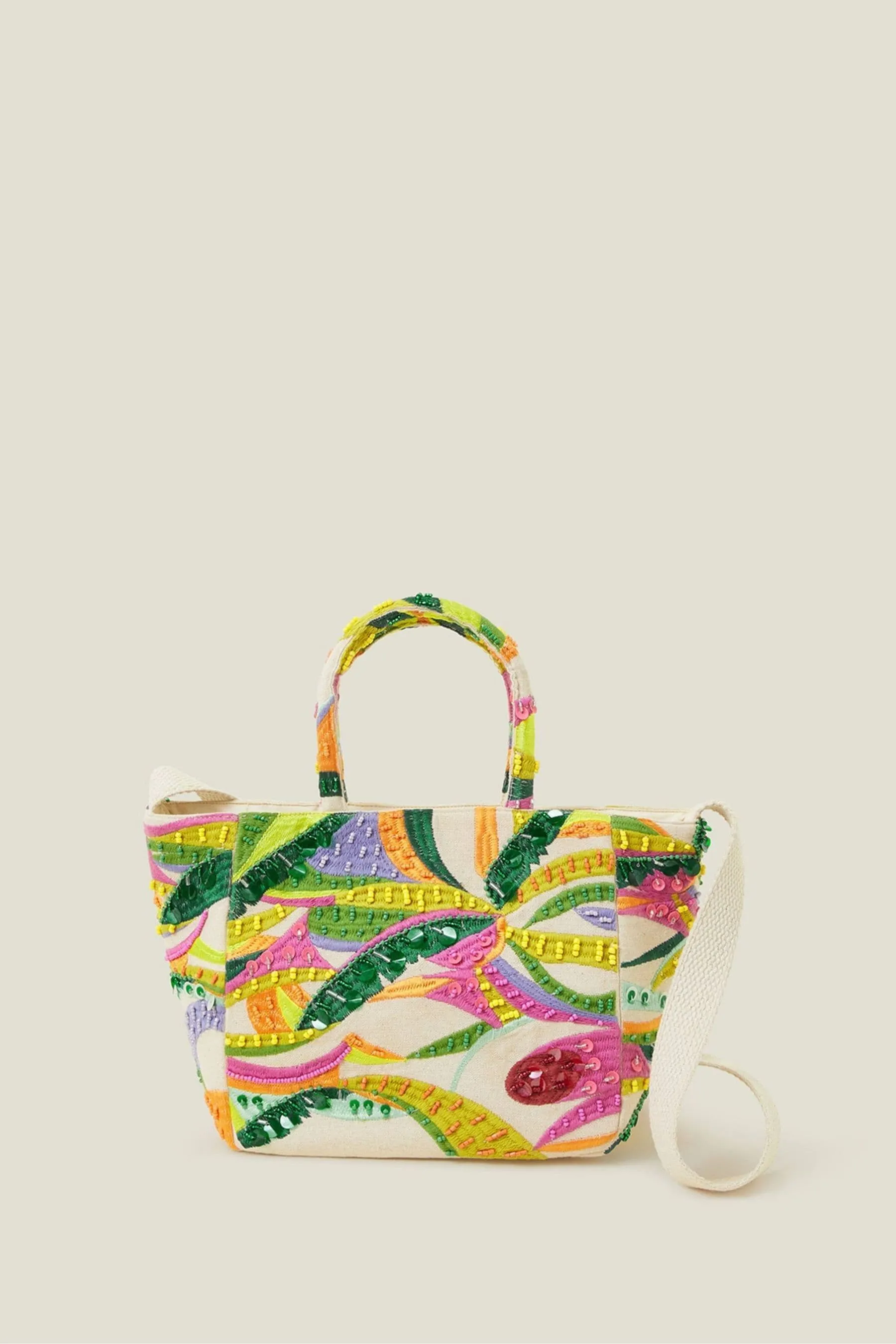 Accessorize Borsa a mano con decorazioni