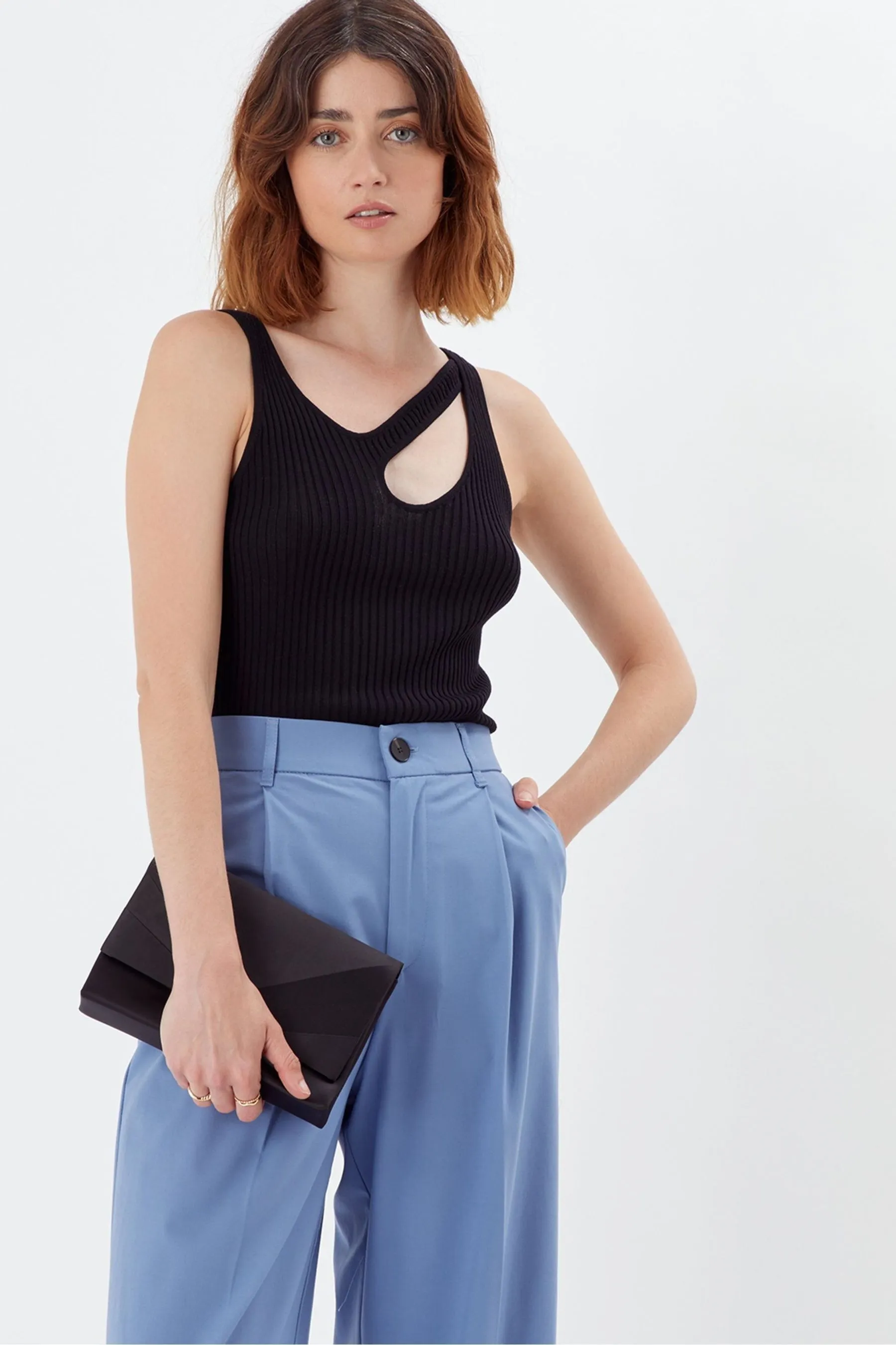 Accessorize Satin - Pochette Borsa con risvolto
