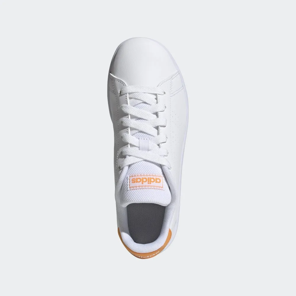 ADIDAS ADVANTAGE - SCARPE - BAMBINO - BIANCO-ARANCIO - GW0450