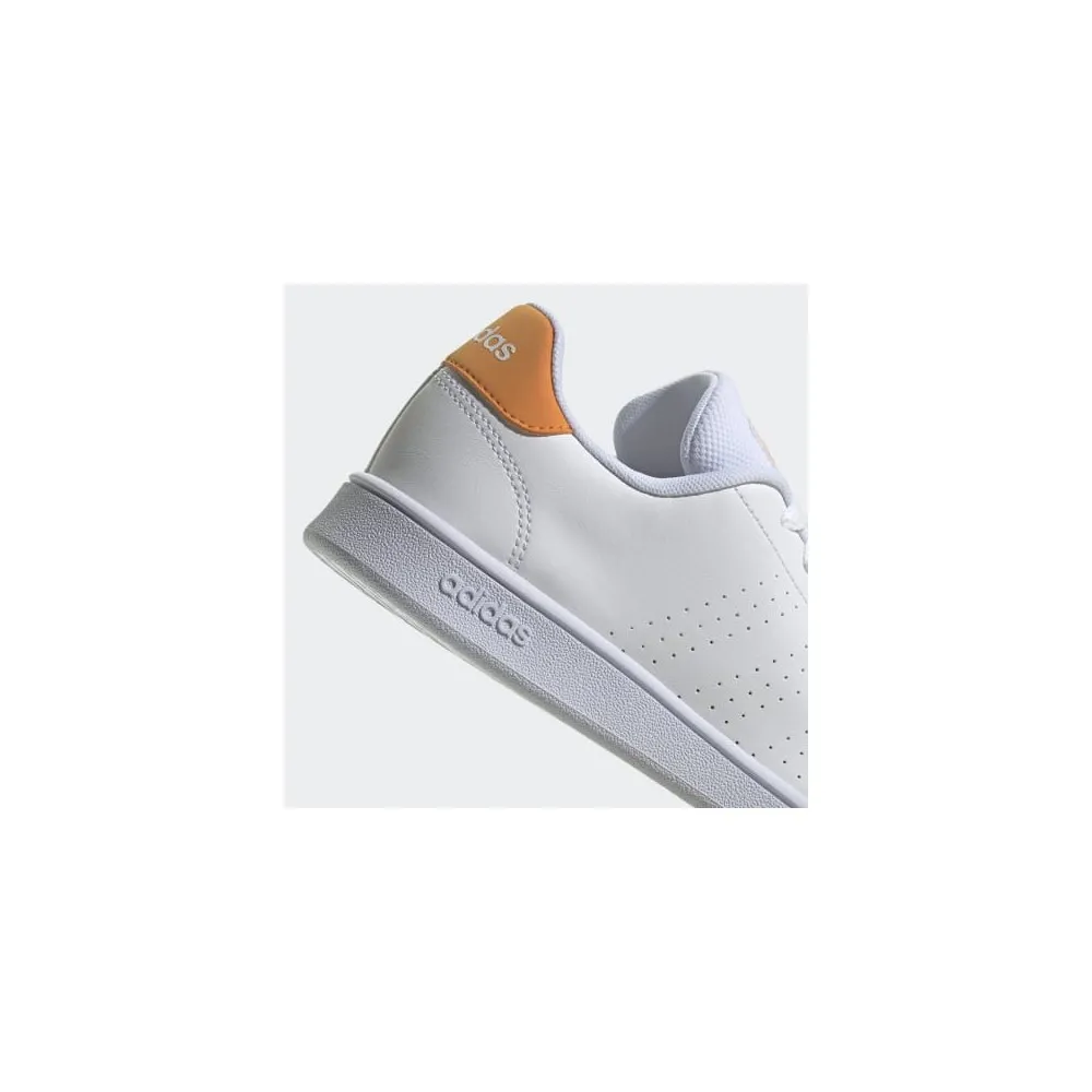 ADIDAS ADVANTAGE - SCARPE - BAMBINO - BIANCO-ARANCIO - GW0450