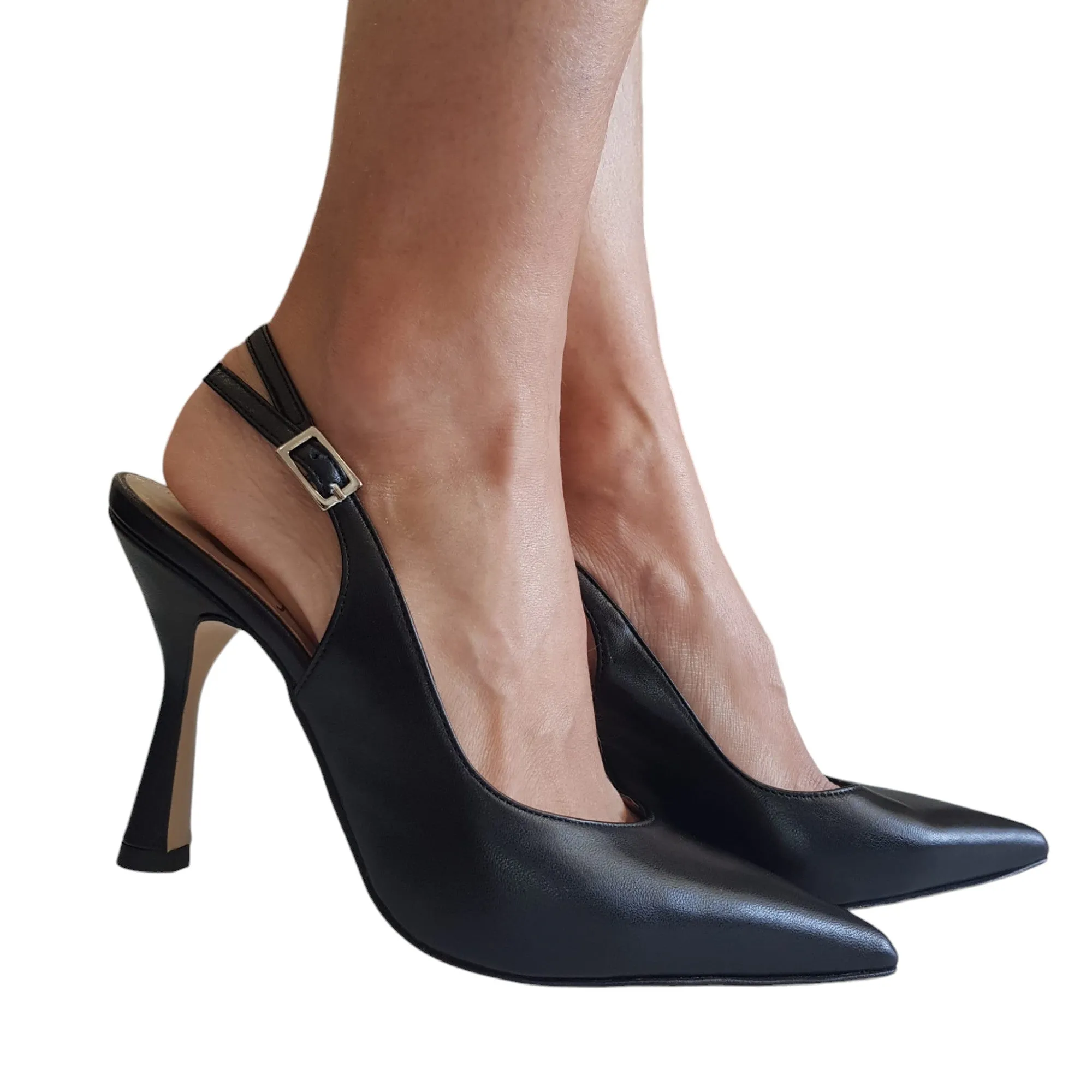 Andrea Pinto Sandalo Slingback Bianco Donna  Rif.991