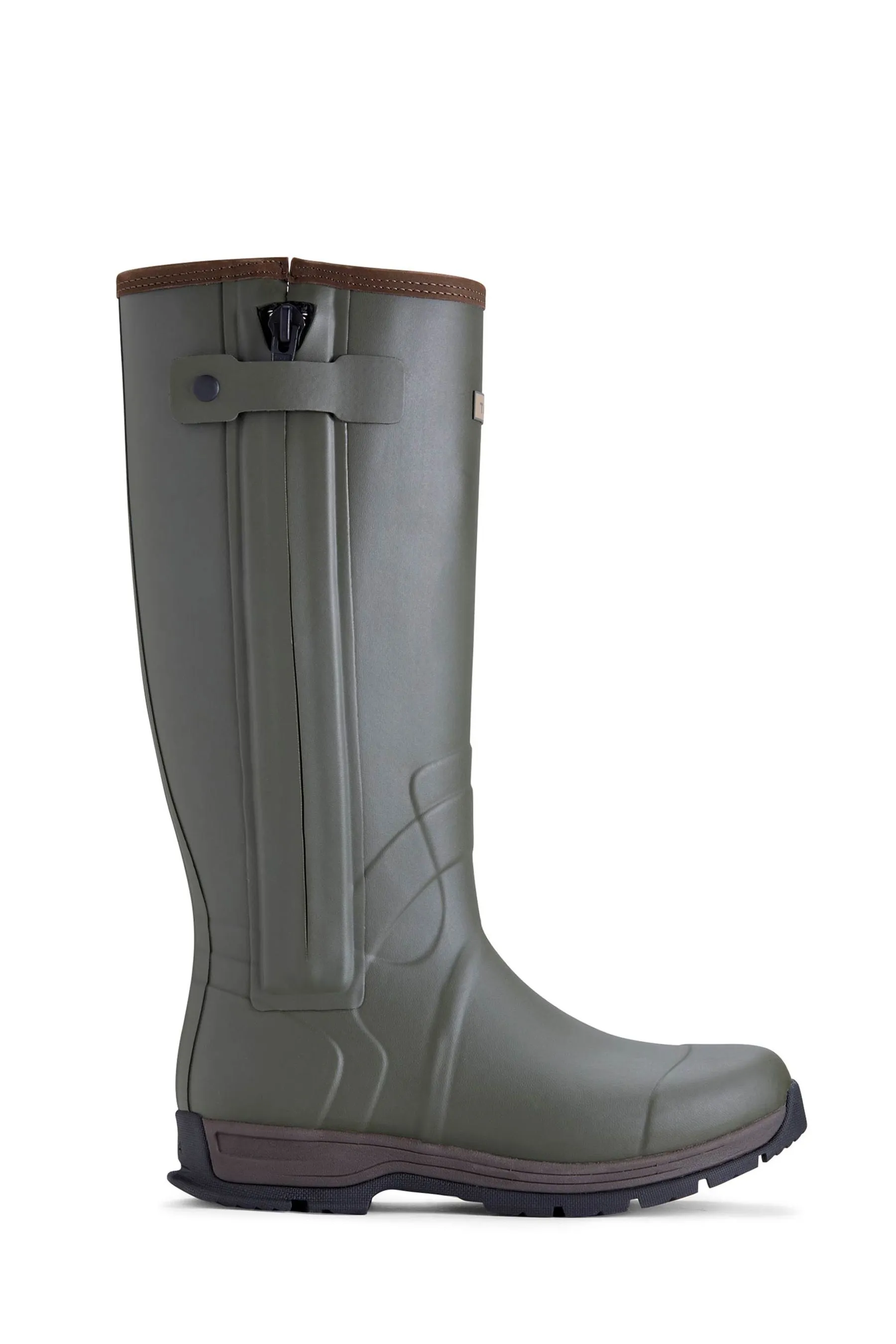 Ariat Verde - Burford - Stivali di gomma isolante in gomma con zip