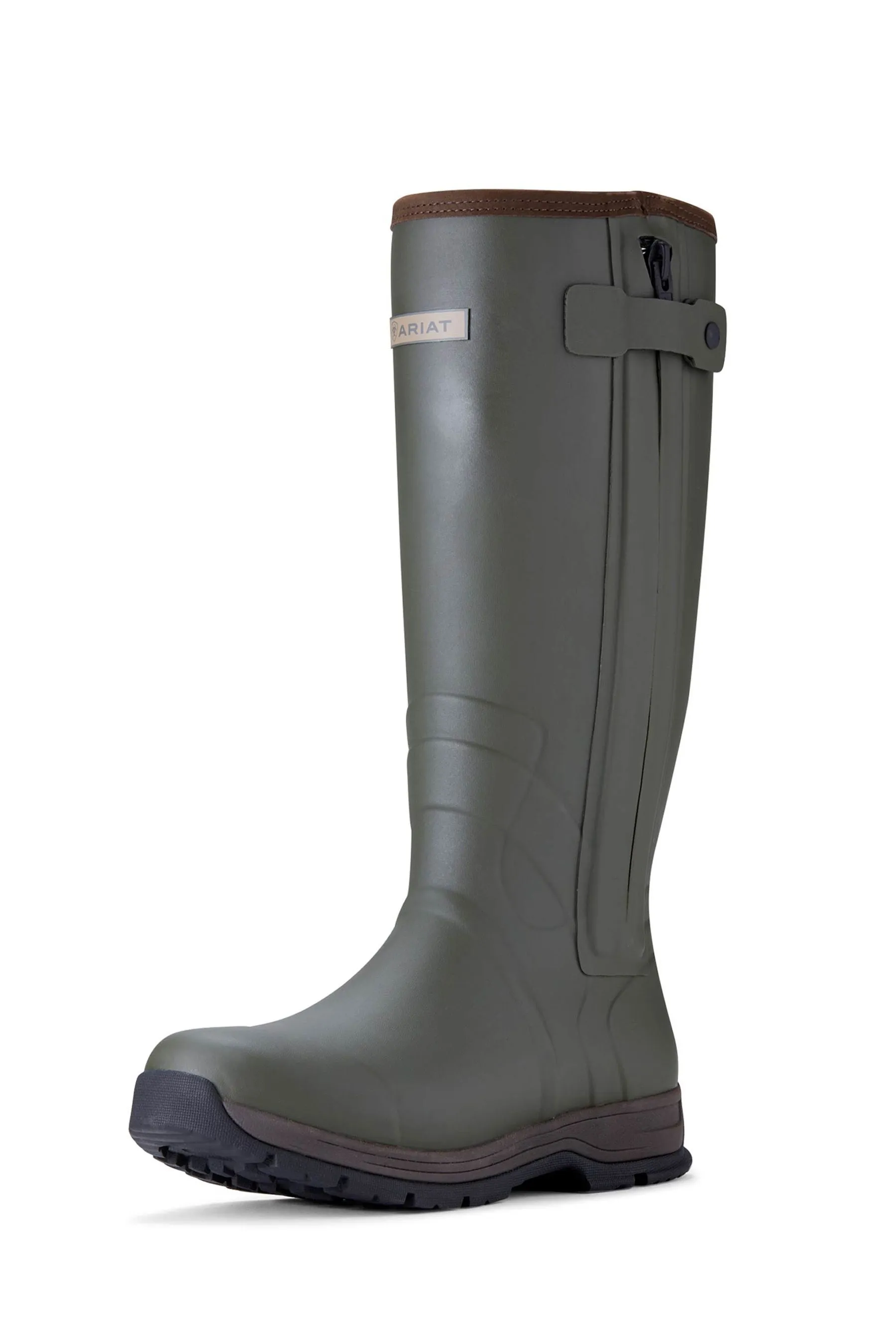 Ariat Verde - Burford - Stivali di gomma isolante in gomma con zip