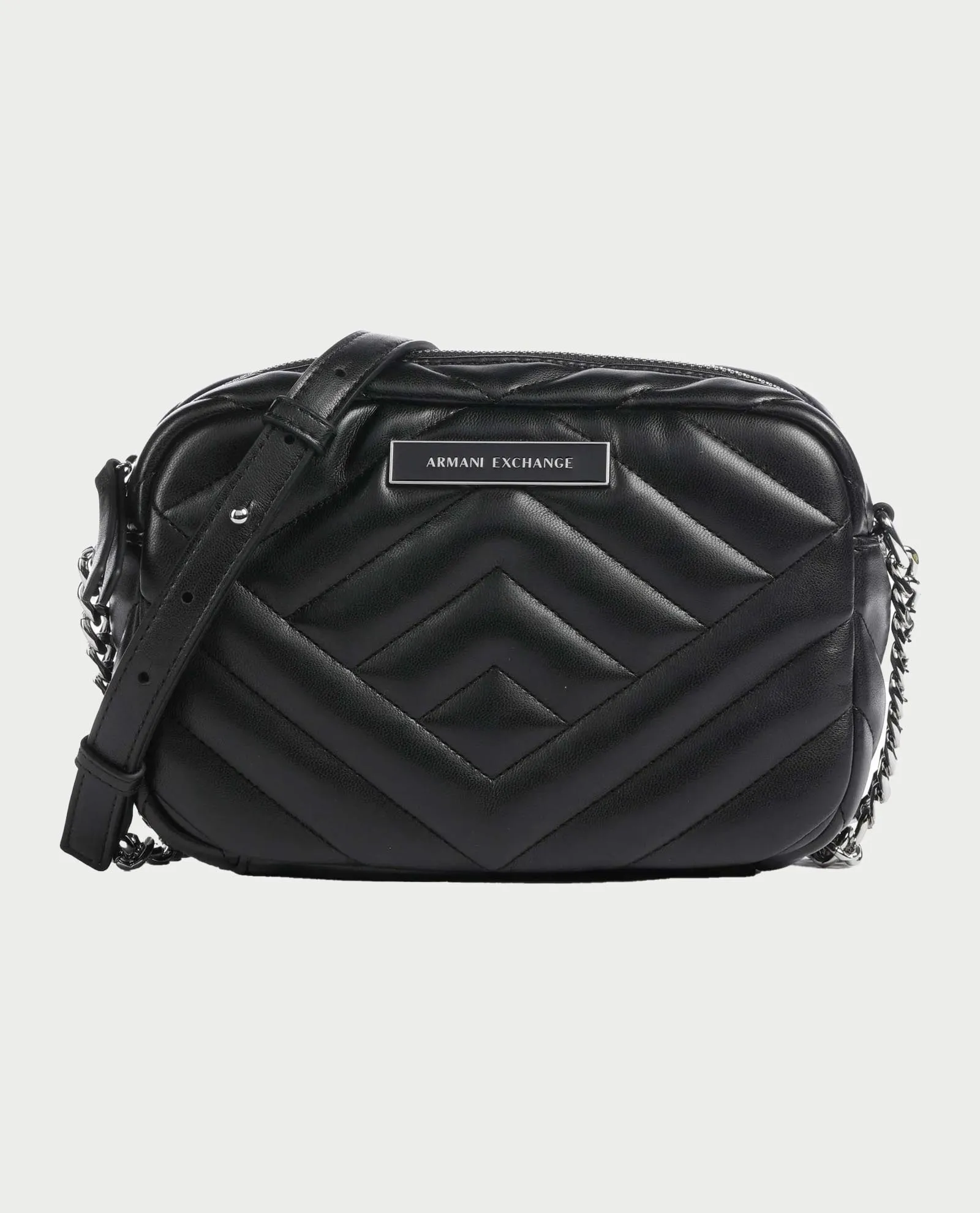 ARMANI EXCHANGE      Borsa a tracolla Armani Exchange in pelle sintetica nero