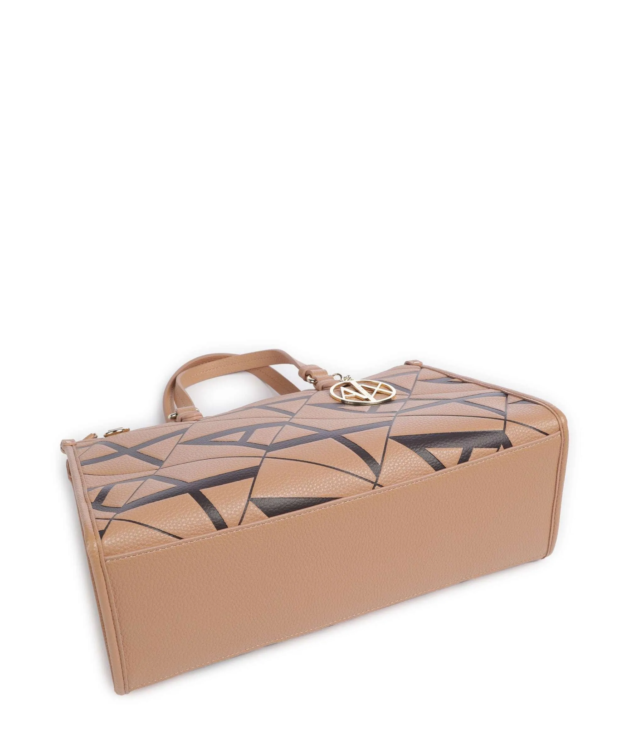  Armani Exchange Gynger M Borsa a mano pelle sintetica marrone chiaro  