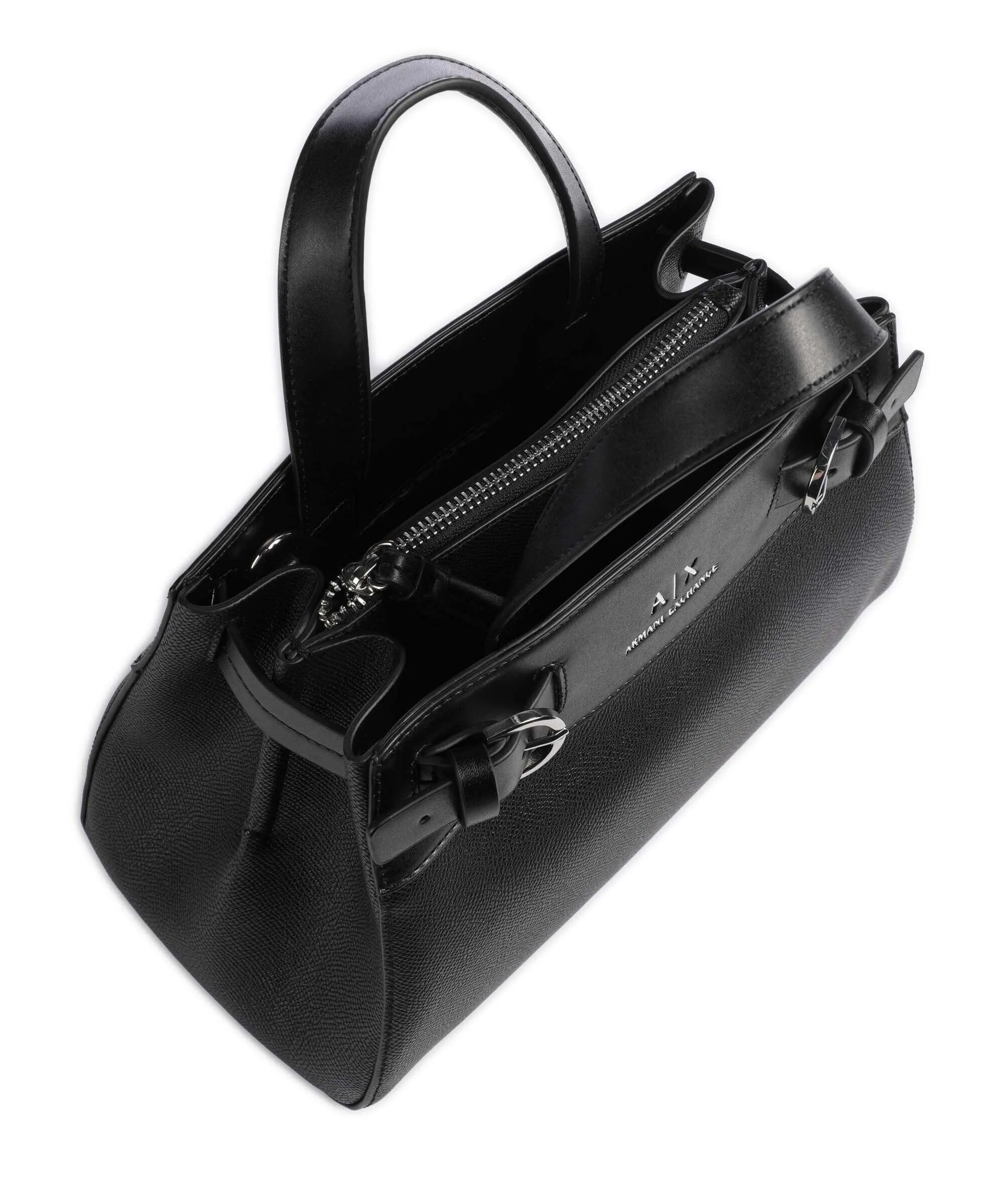  Armani Exchange Milano 91 M Borsa a mano pelle sintetica nero  