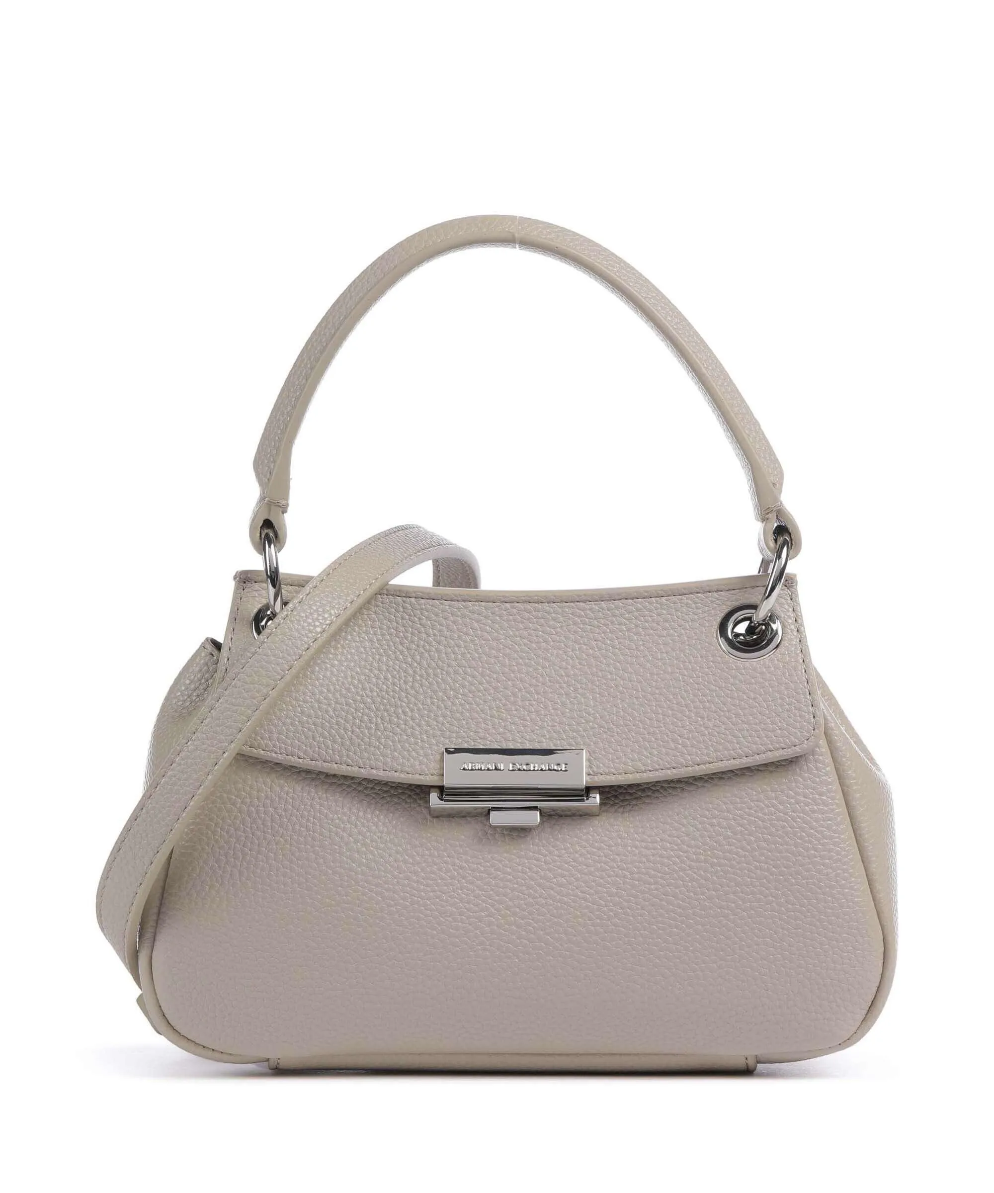  Armani Exchange Wave Borsa a mano pelle sintetica beige  
