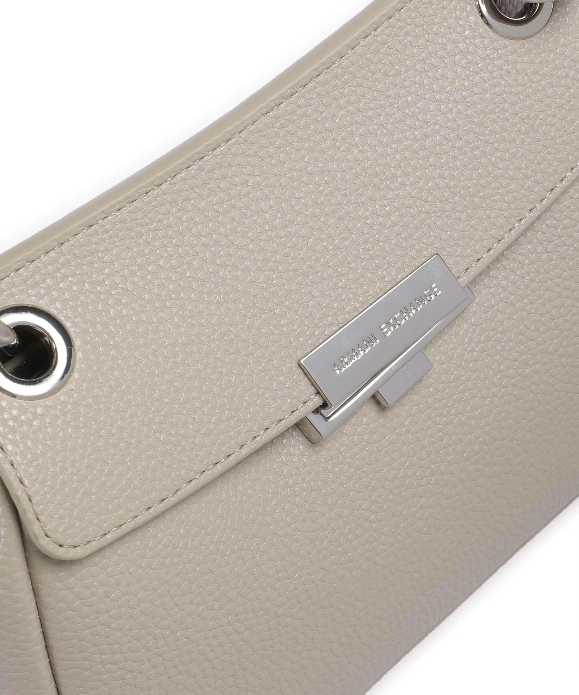  Armani Exchange Wave Borsa a mano pelle sintetica beige  