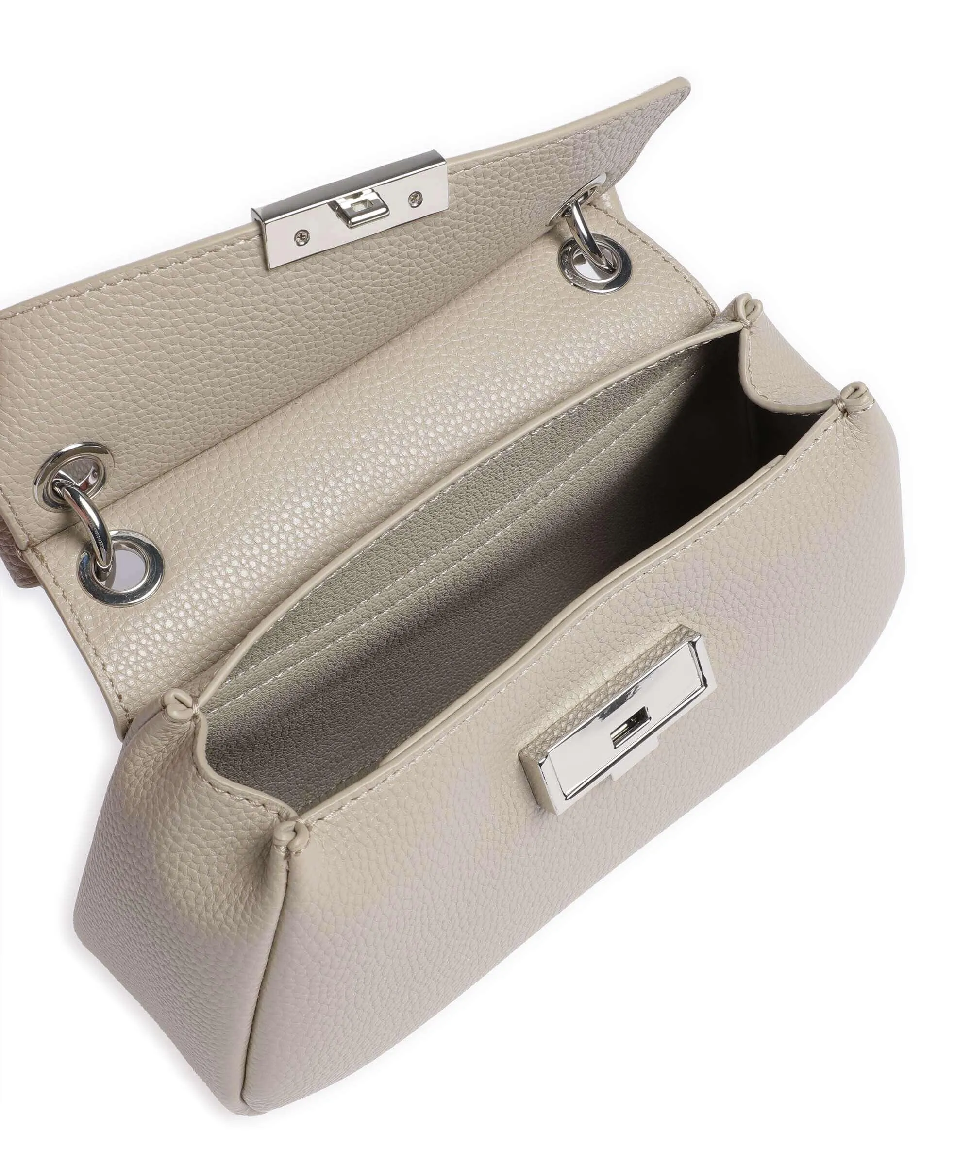  Armani Exchange Wave Borsa a mano pelle sintetica beige  