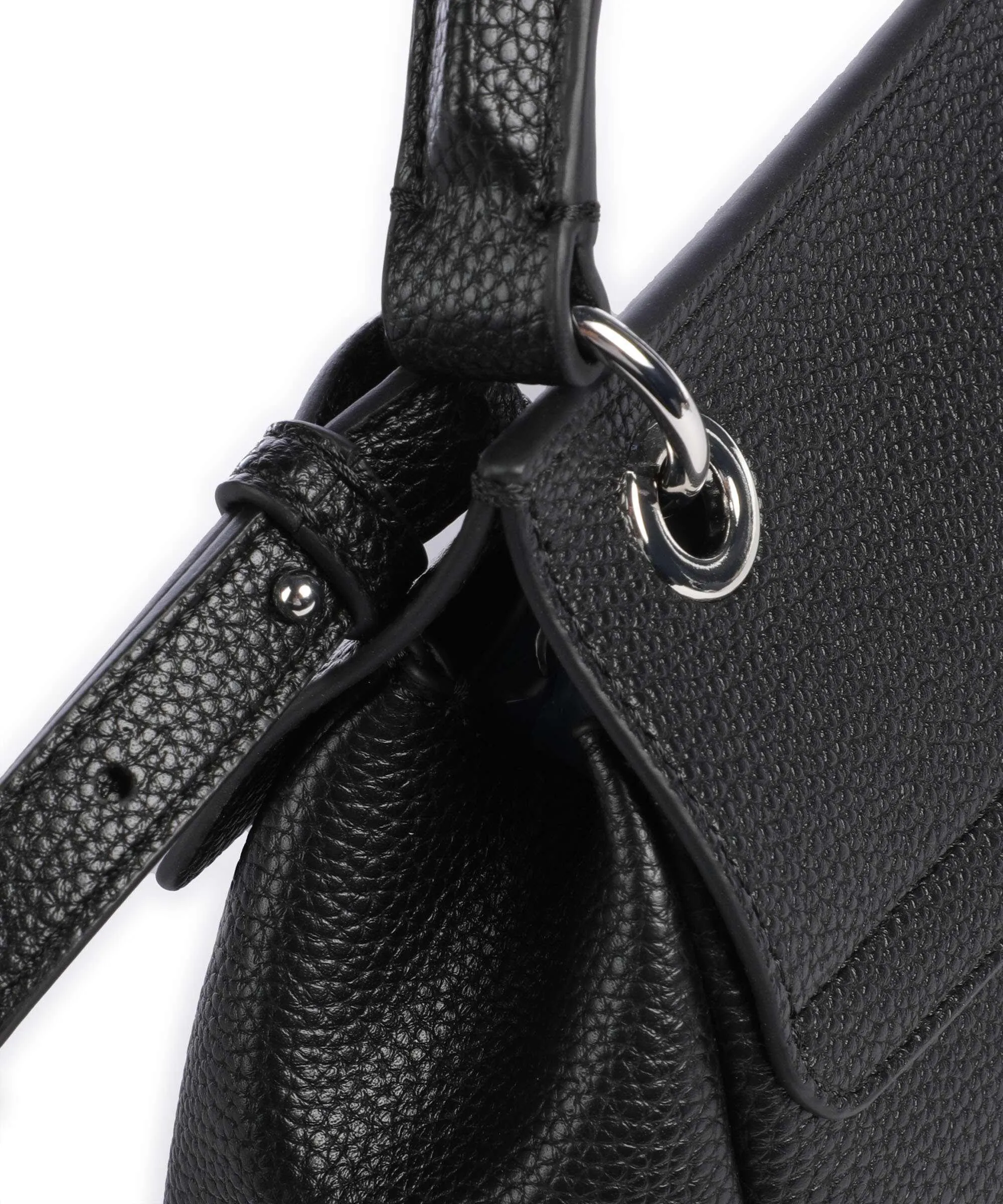  Armani Exchange Wave M Borsa a mano pelle sintetica nero  