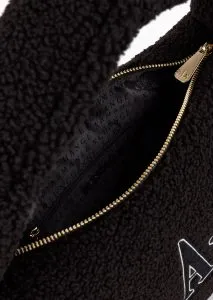 AX – BORSA A MANO FLUFFY CON LOGO