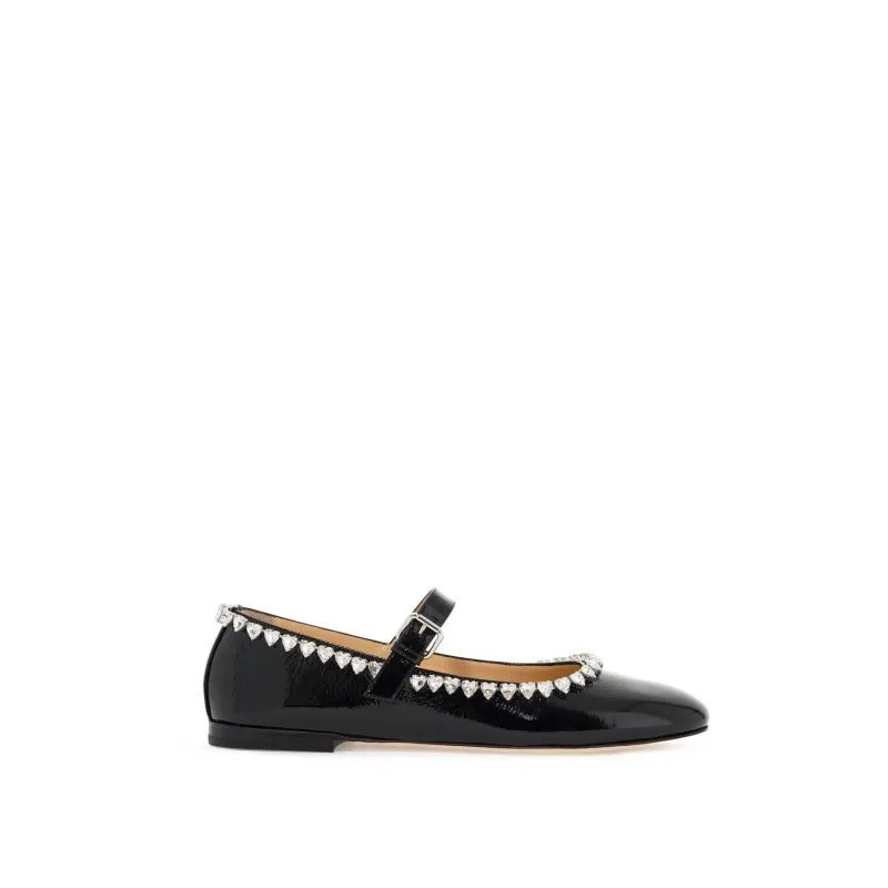 Ballerine Audrey con cristalli a cuore
