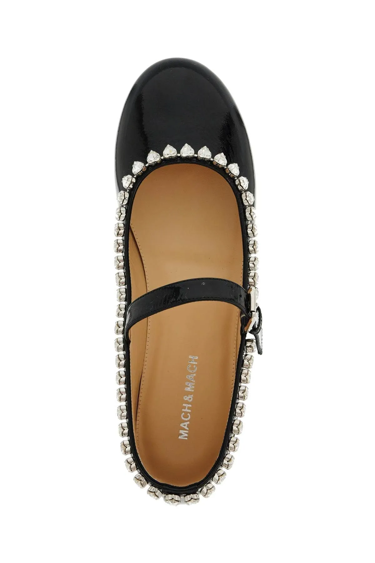 Ballerine Audrey con cristalli a cuore