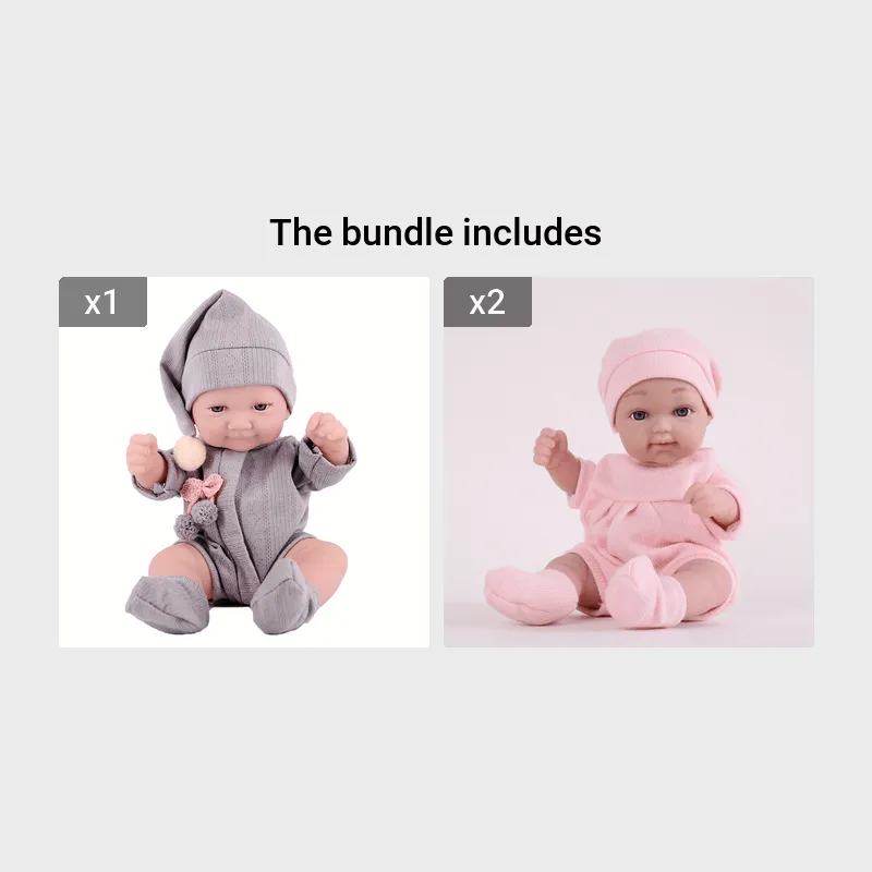 Bambole Reborn realistiche da 27,94 cm con cappello, calze e vestiti di Natale - Regalo perfetto per ragazze 3+! , Halloween/Gio