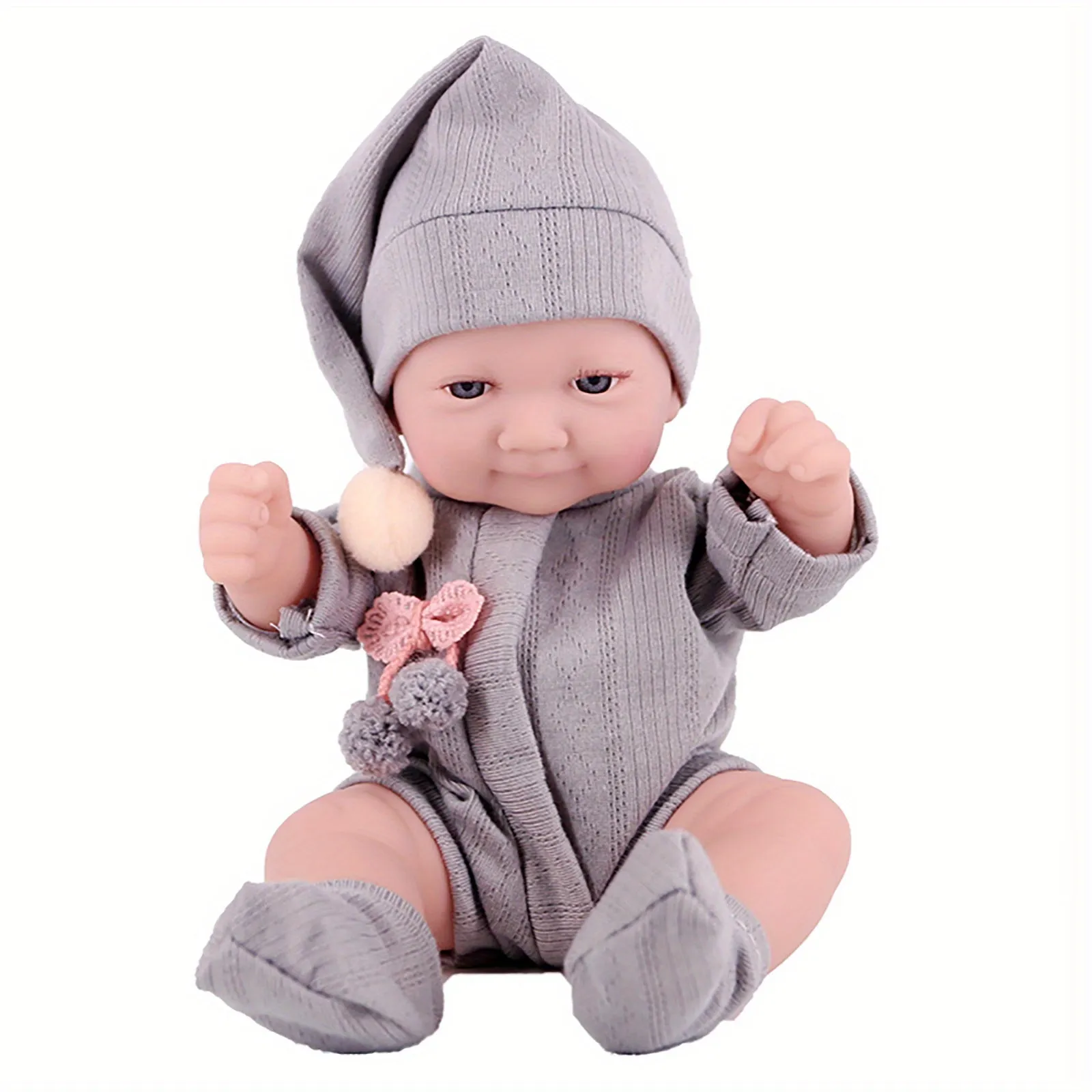 Bambole Reborn realistiche da 27,94 cm con cappello, calze e vestiti di Natale - Regalo perfetto per ragazze 3+! , Halloween/Gio