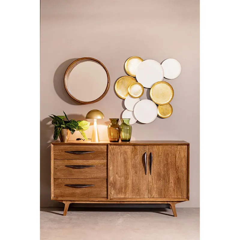 Bizzotto Credenza 2 ante 3 cassetti Sherman