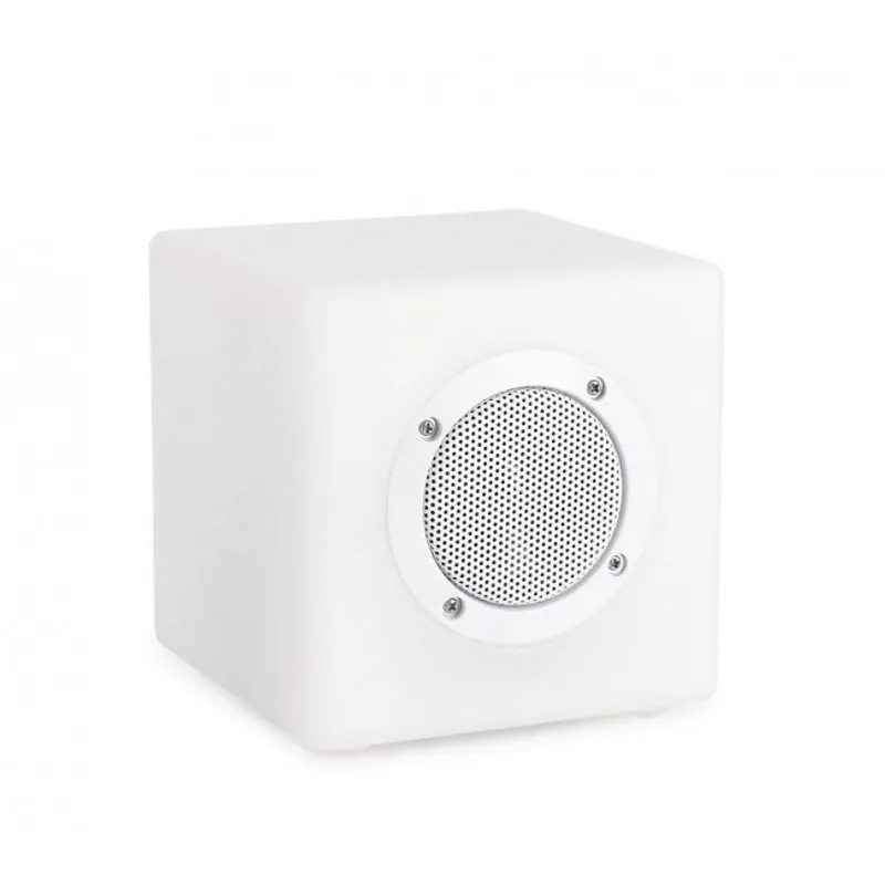 Bizzotto outdoor Lampada led cubo speaker PE 15x15