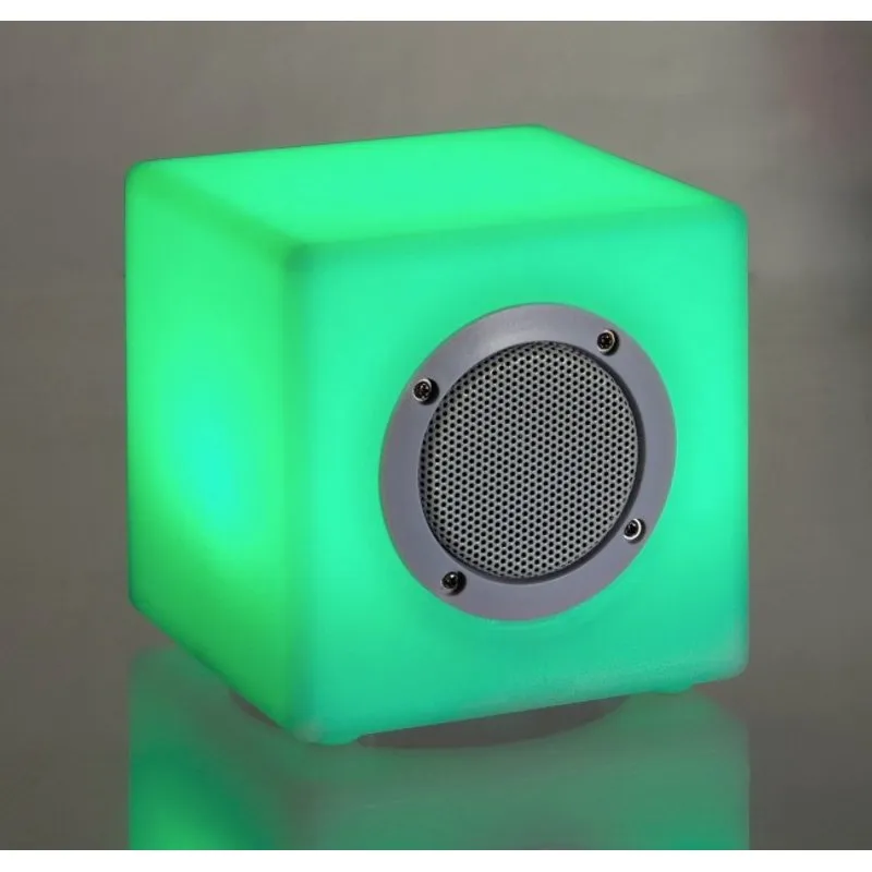 Bizzotto outdoor Lampada led cubo speaker PE 15x15