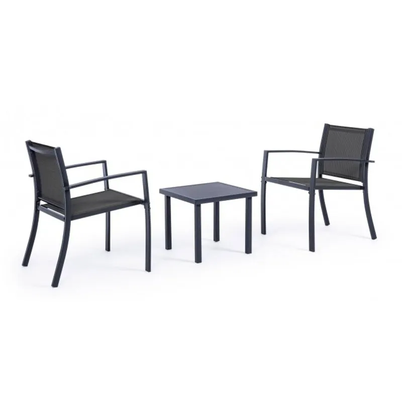 Bizzotto outdoor Set 3 Salotto Auri antracite ja18