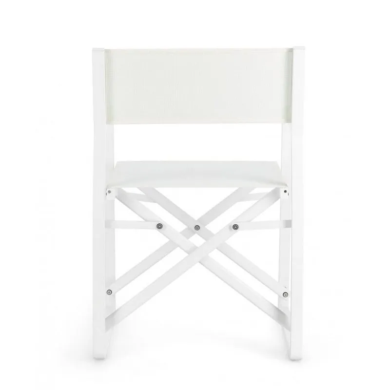 Bizzotto outdoor Set da 2 sedie regista Konnor bianco cx21