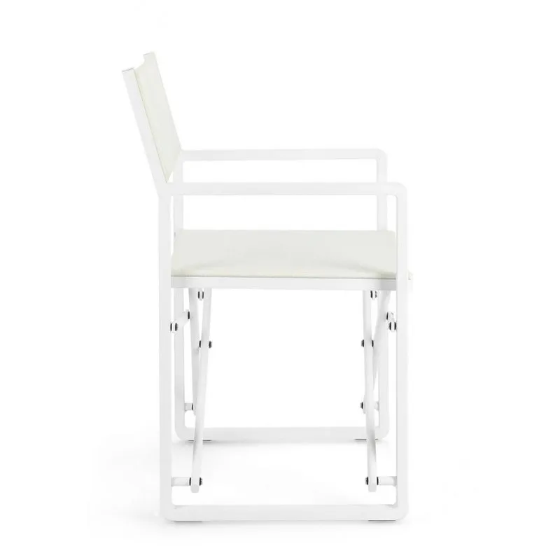 Bizzotto outdoor Set da 2 sedie regista Konnor bianco cx21