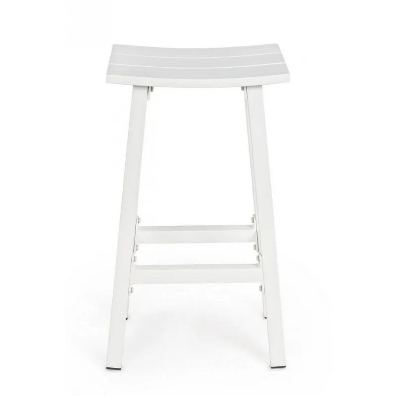 Bizzotto outdoor Sgabello bar Skipper h71 bianco yk11