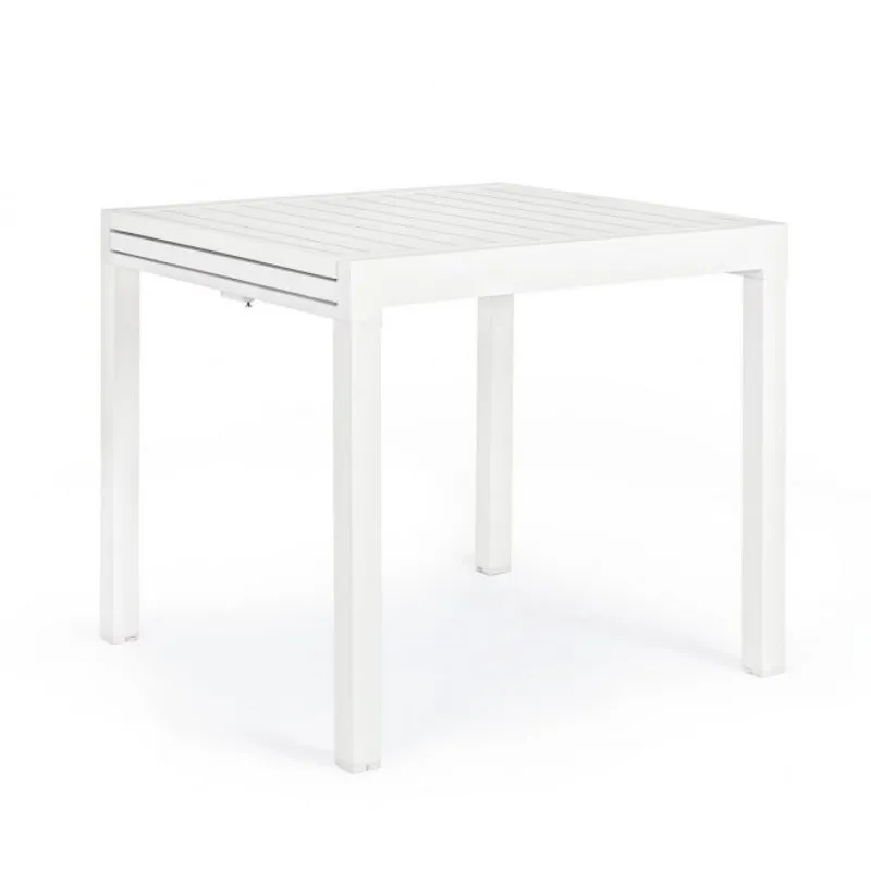 Bizzotto outdoor Tavolo allungabile Pelagius 83-166x80 bianco yk11