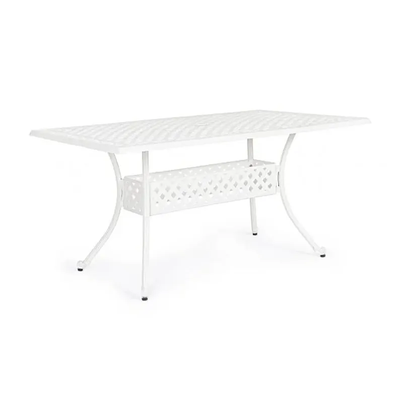 Bizzotto outdoor Tavolo Ivrea rettangolare 160x90 bianco
