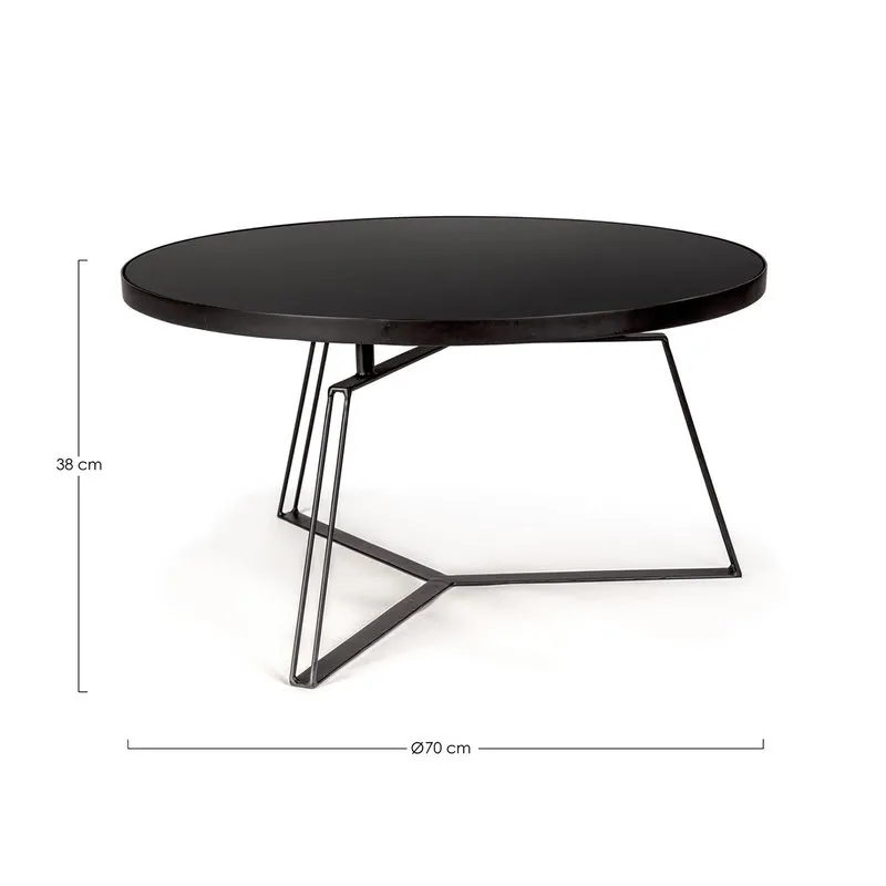 Bizzotto Tavolino Zaira nero d70