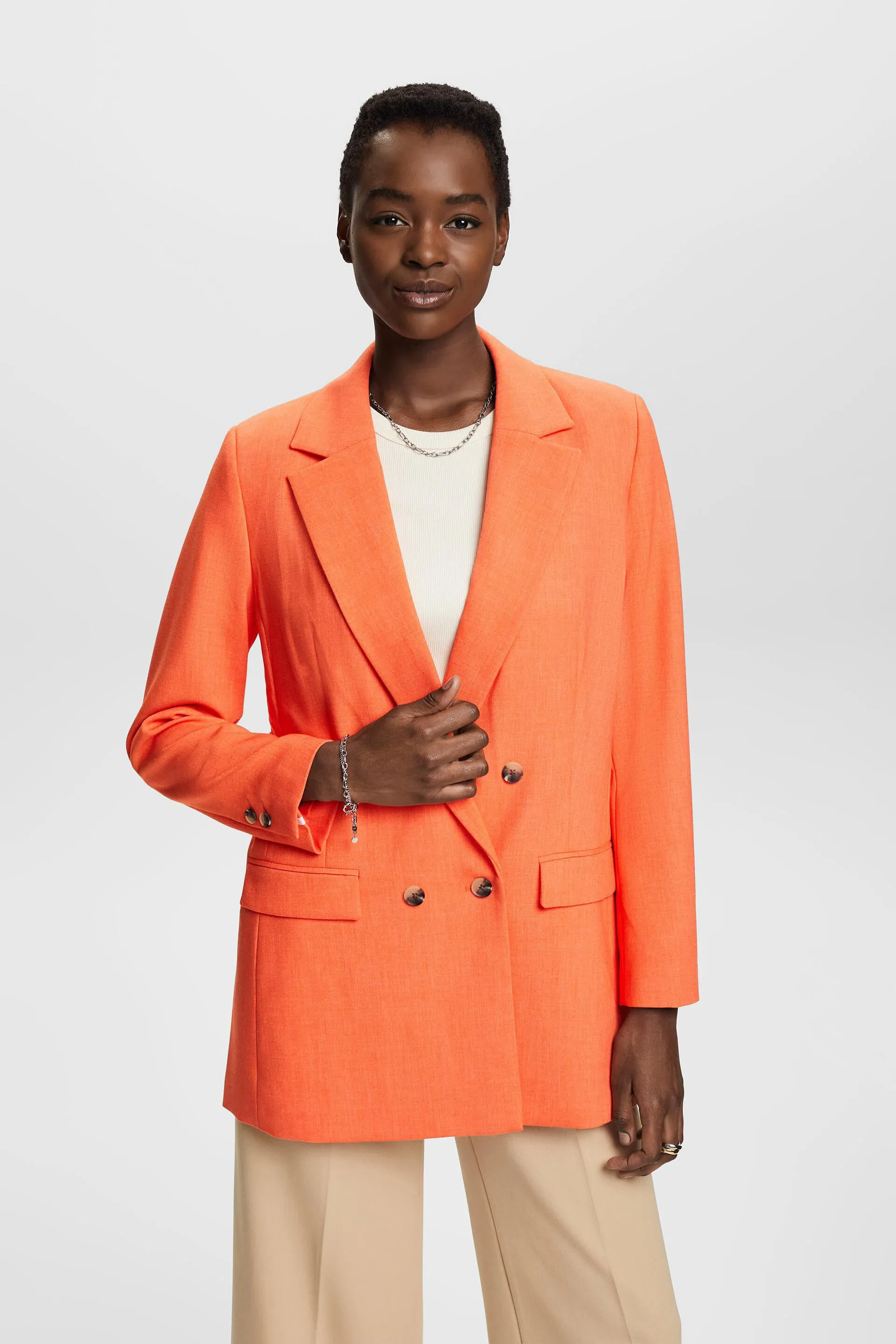 Blazer doppiopetto dal taglio oversize