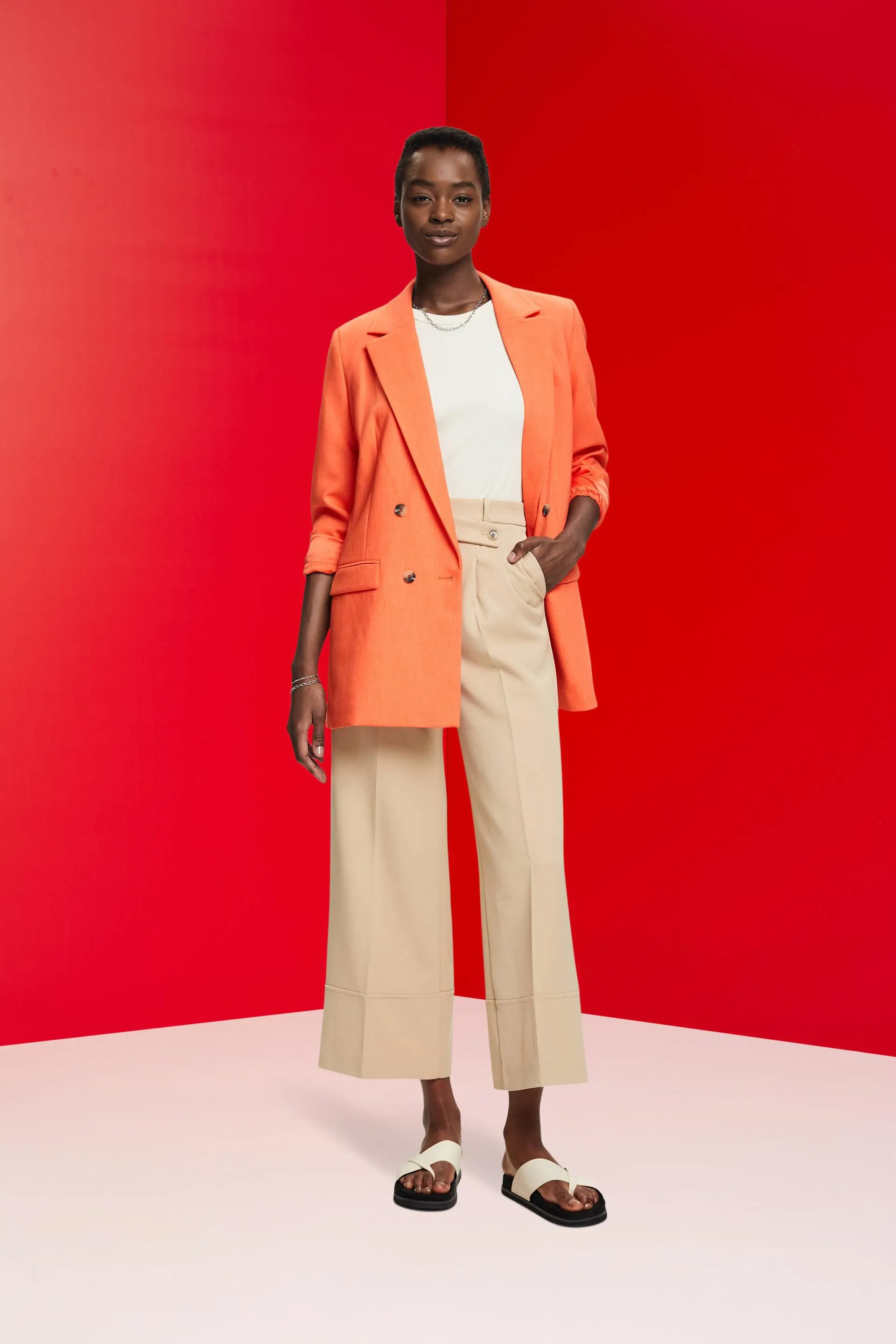 Blazer doppiopetto dal taglio oversize