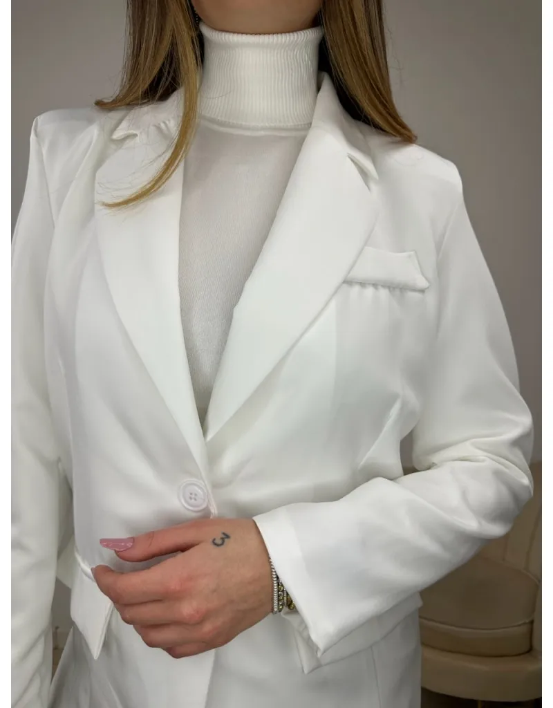 BLAZER OVER GLORY BIANCO