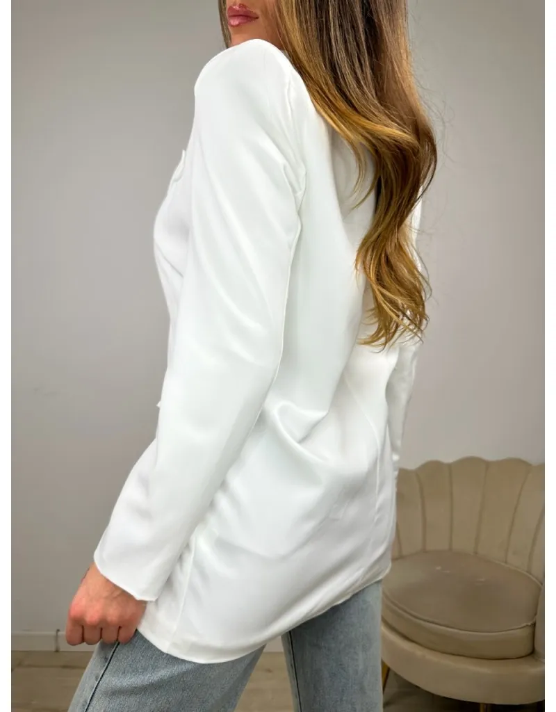 BLAZER OVER GLORY BIANCO