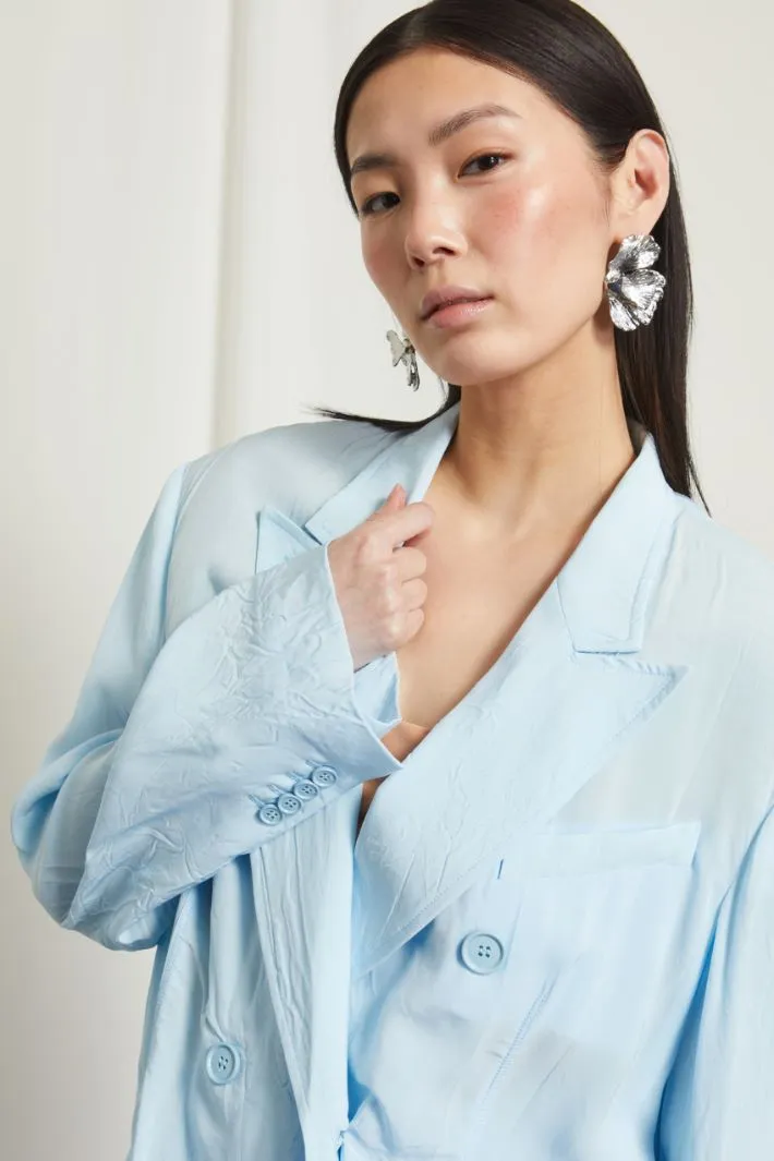 Blazer oversize in viscosa