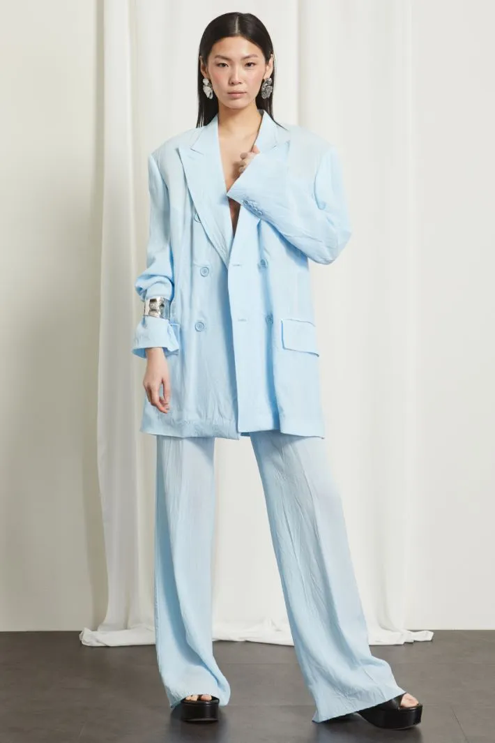 Blazer oversize in viscosa