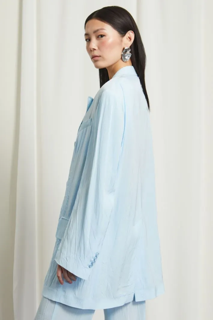 Blazer oversize in viscosa