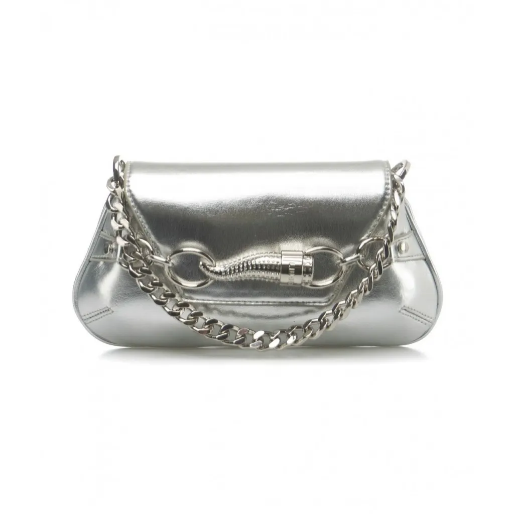Borsa a baguette Chili argento