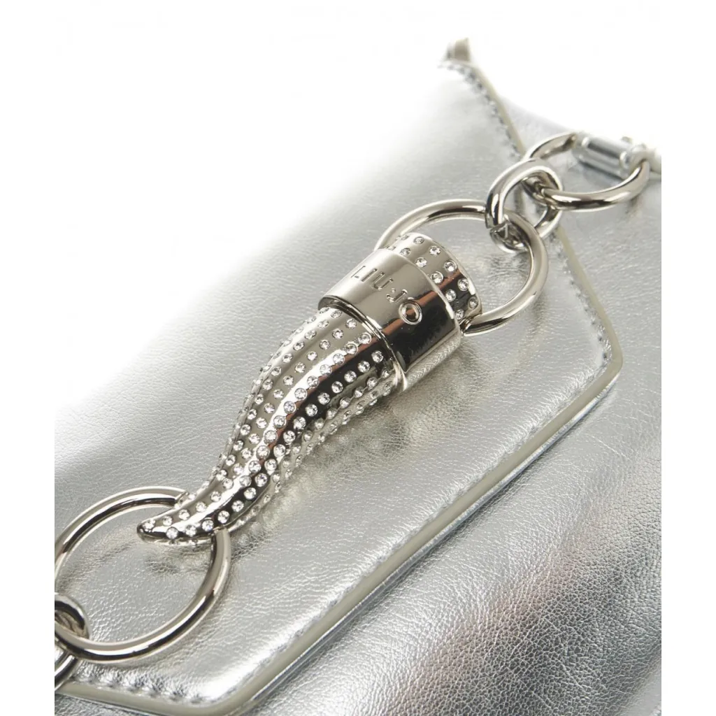Borsa a baguette Chili argento