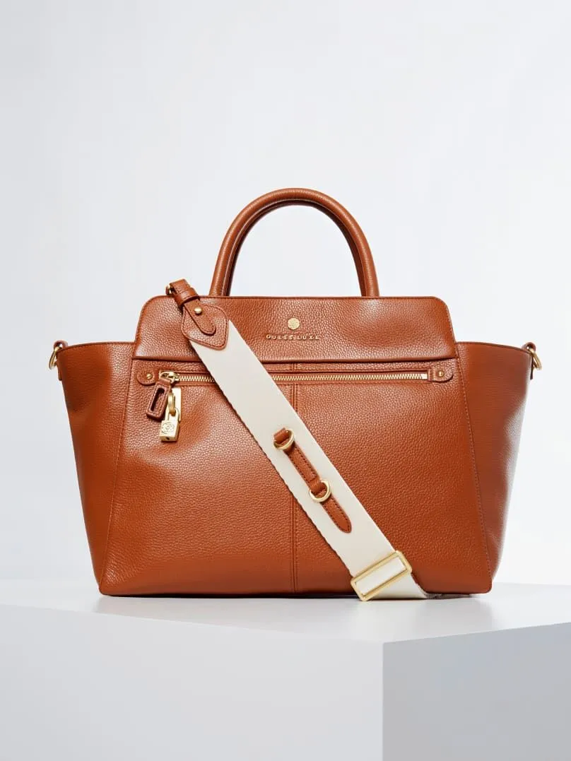 Borsa a mano eve luxe vera pelle