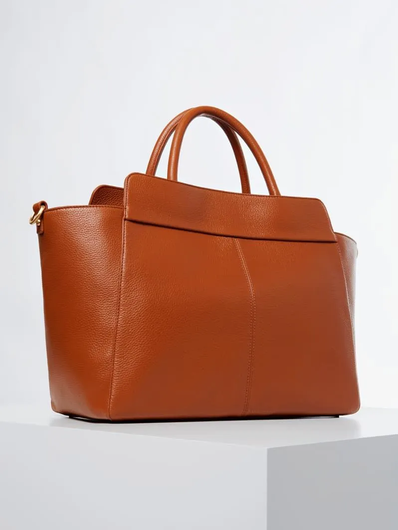 Borsa a mano eve luxe vera pelle
